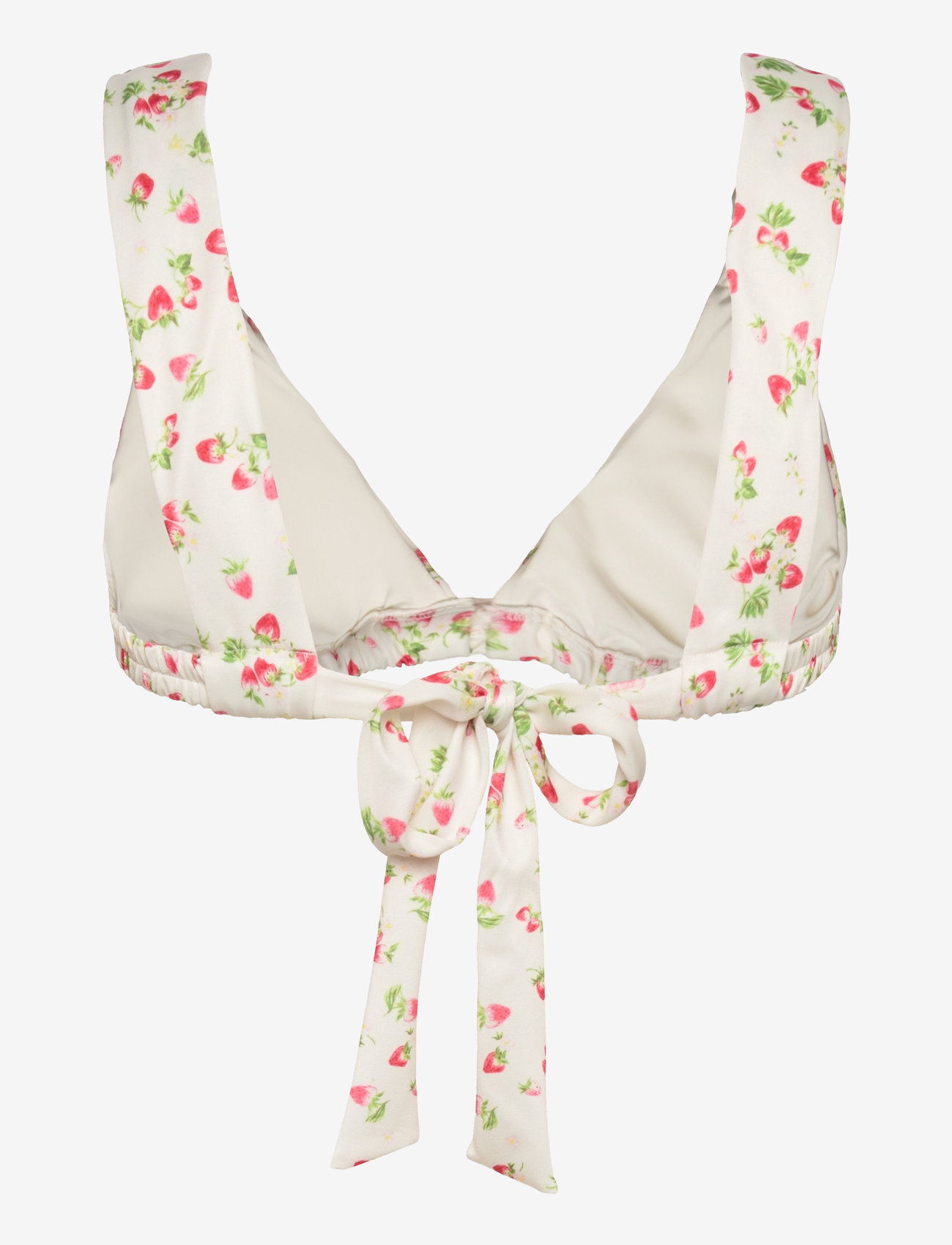 Gina Tricot - Wide strap bikini top - triangelformad bikinis - strawberry (0303) - 1