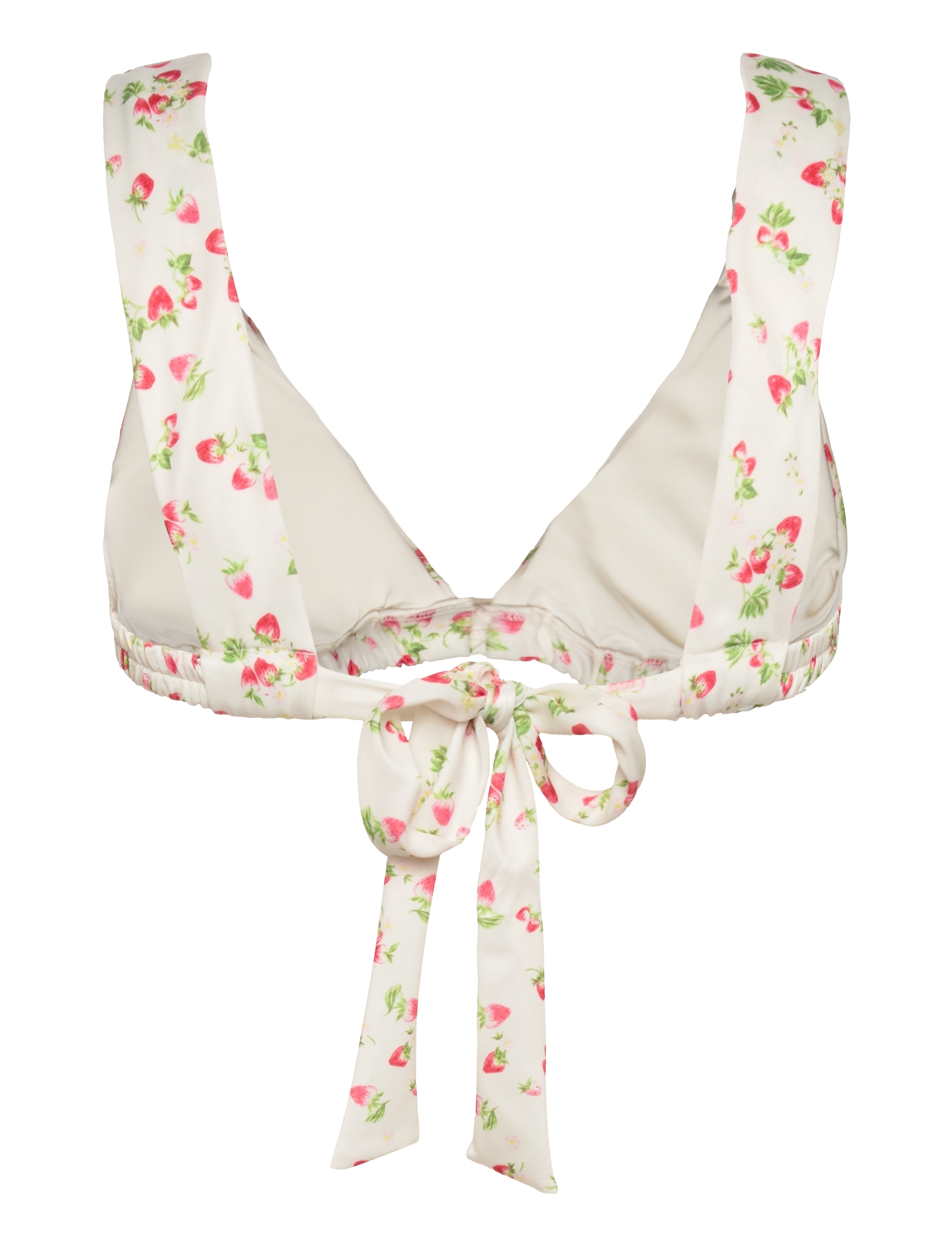 Gina Tricot - Wide strap bikini top - dreieck-bikini-oberteile - strawberry (0303) - 1