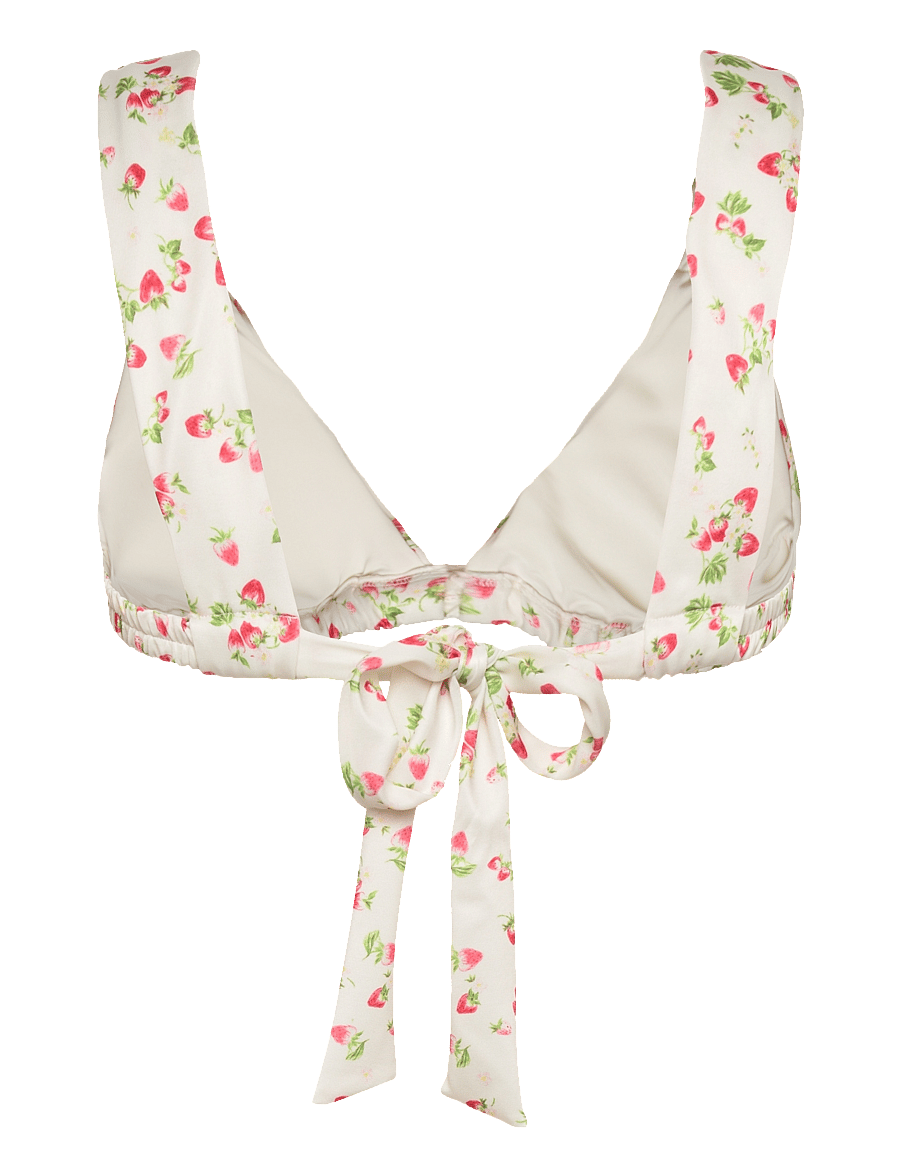 Gina Tricot - Wide strap bikini top - trekantsbikinier - strawberry (0303) - 1
