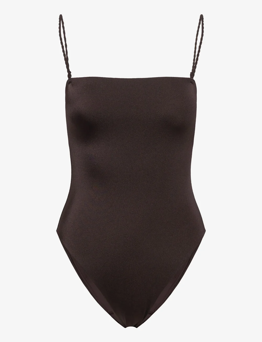 Gina Tricot - Twisted swimsuit - baddräkter - brown - 0