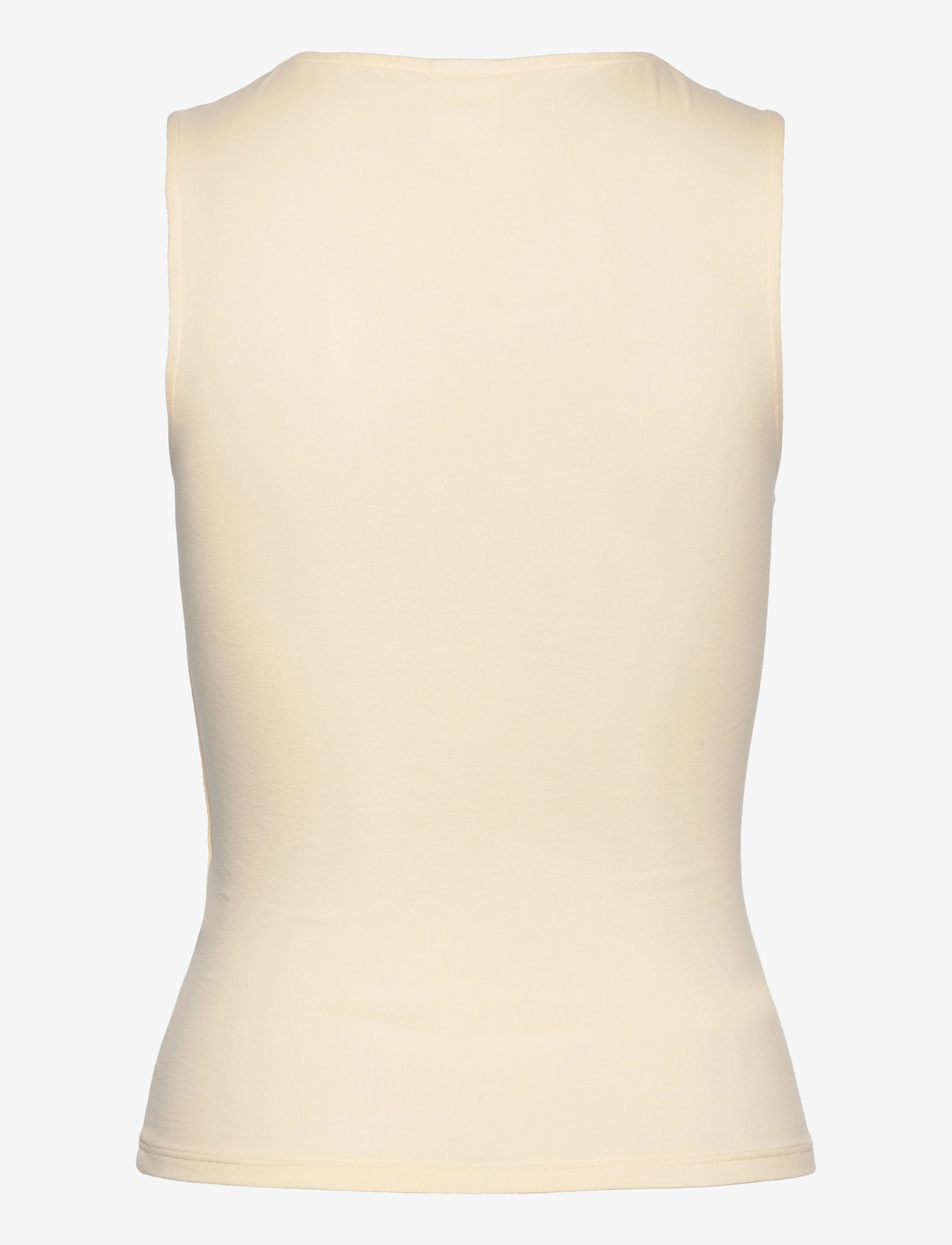 Gina Tricot - Square neck tank top - linnen - afterglow (7209) - 2