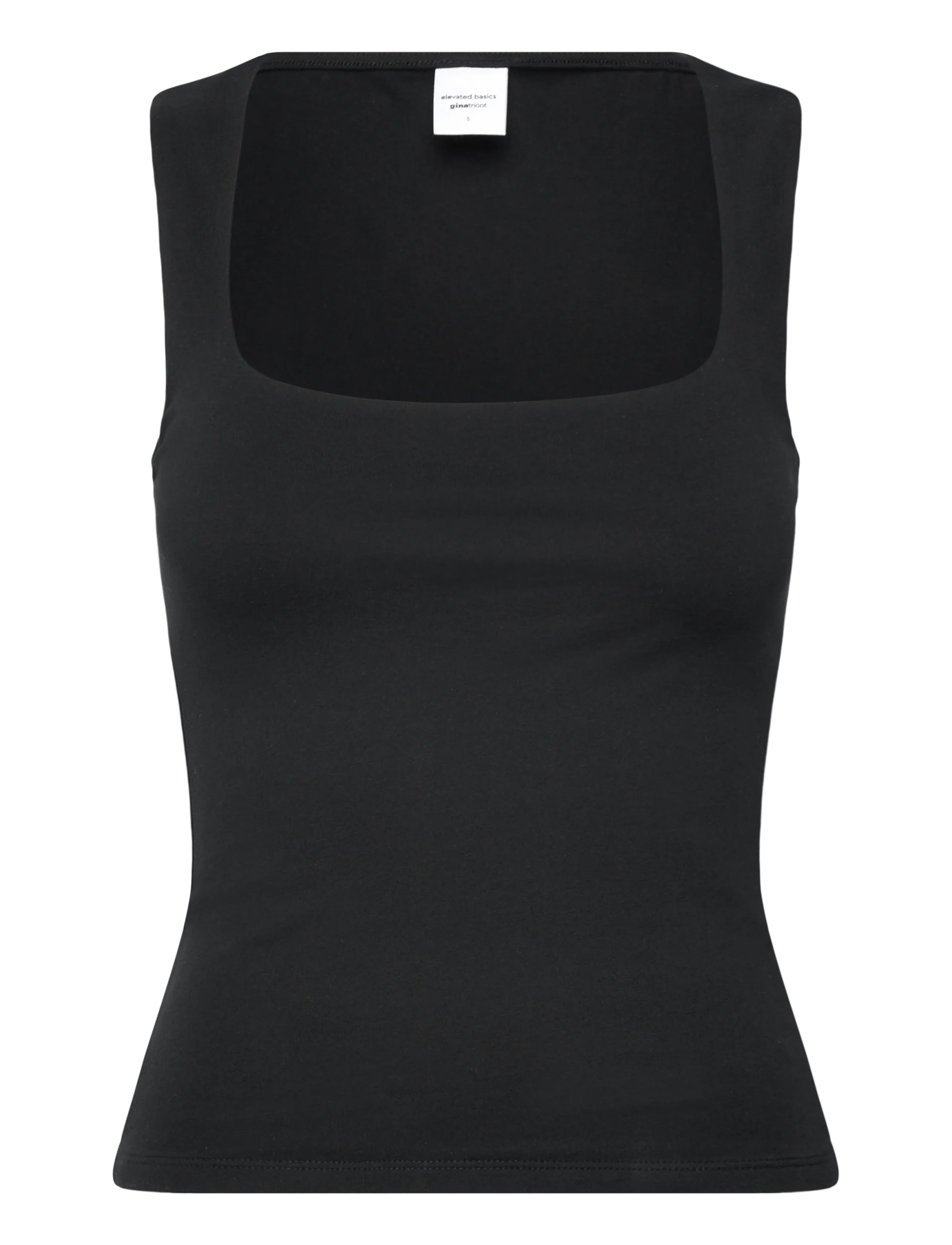 Gina Tricot Basic square tanktop - Kläder - BLACK (9000) / black