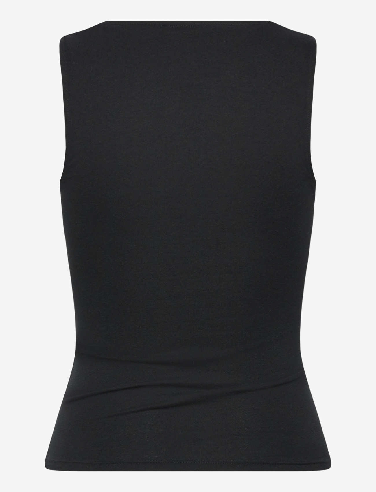Gina Tricot - Square neck tank top - sleeveless tops - black (9000) - 2