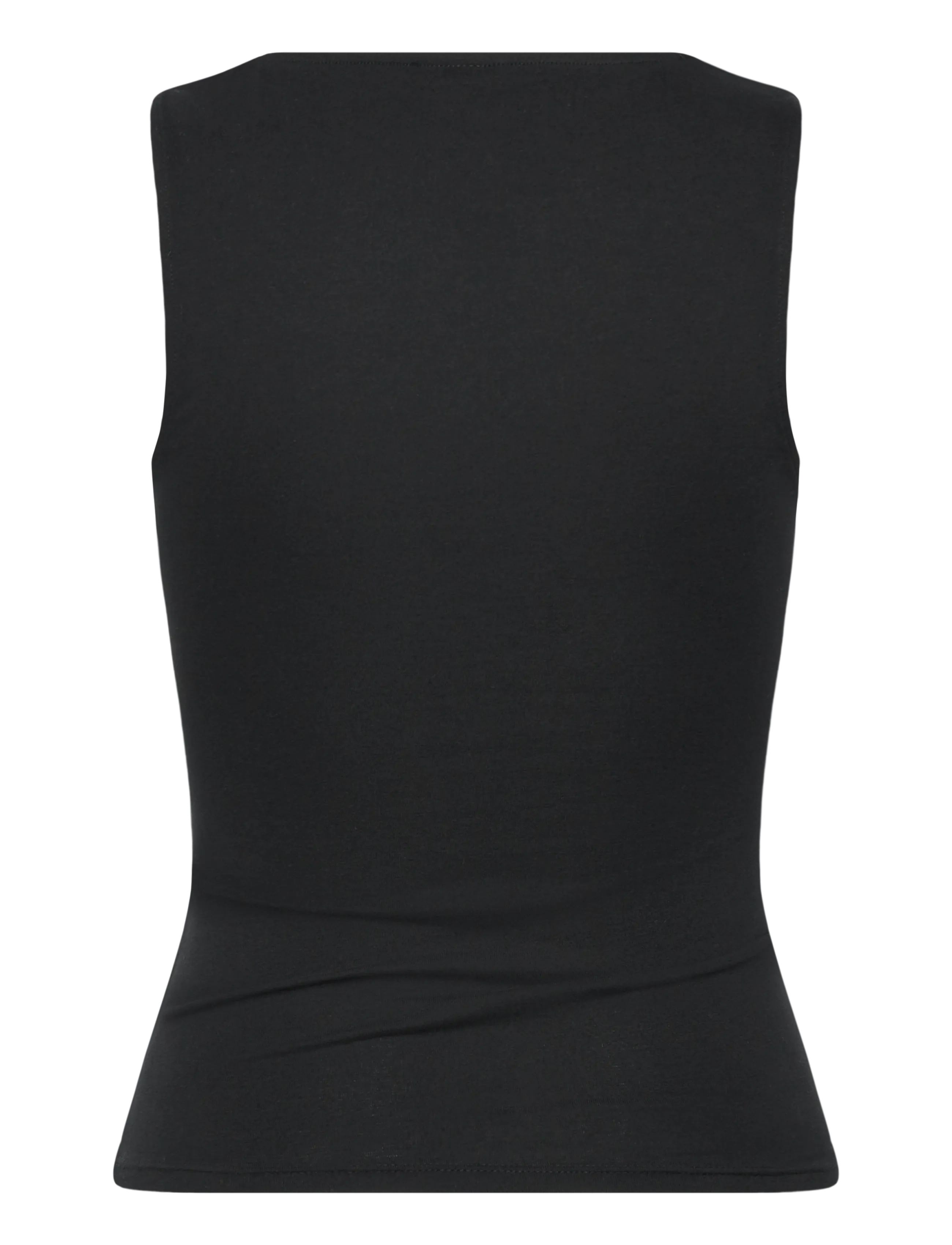 Gina Tricot - Square neck tank top - Ärmellose tops - black (9000) - 2
