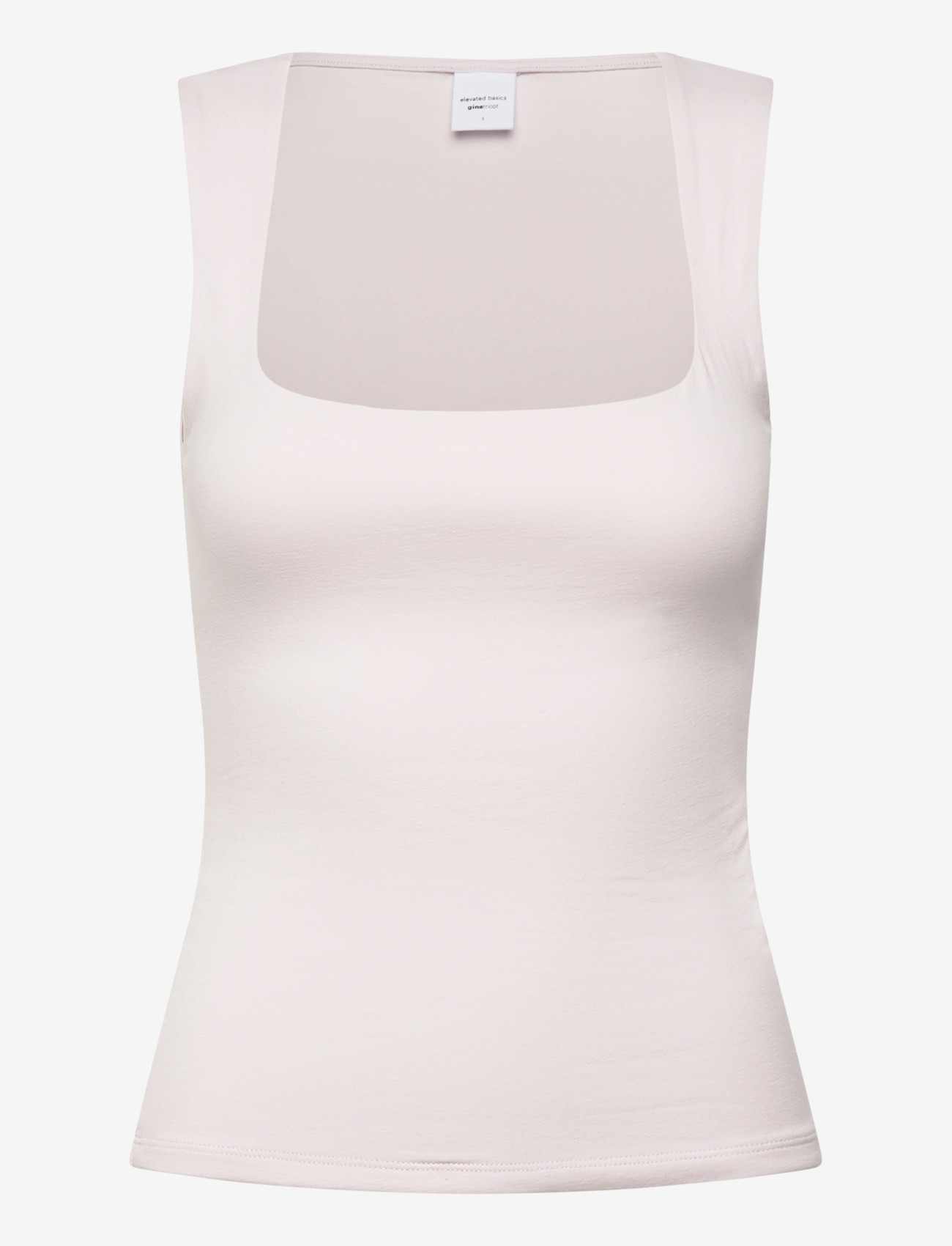 Gina Tricot - Square neck tank top - linnen - orchid tint - 1