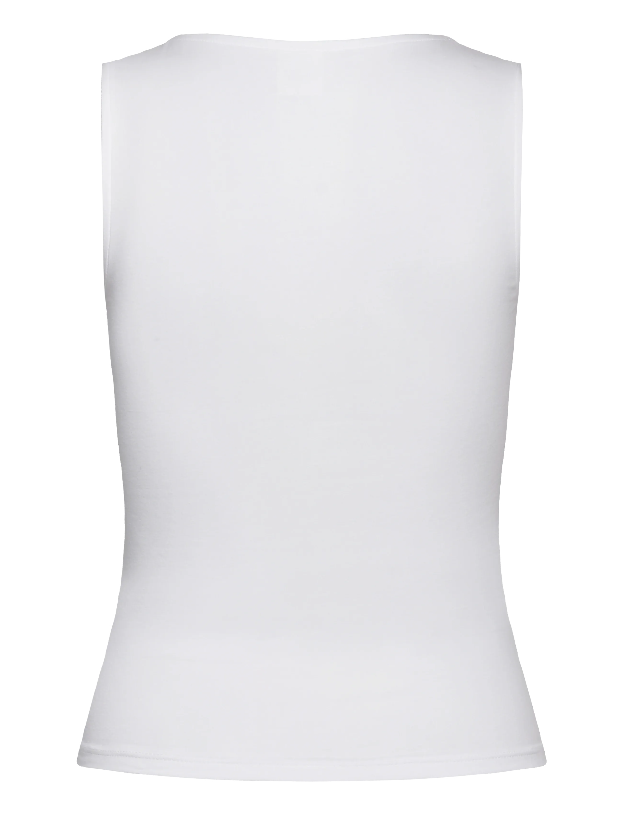 Gina Tricot - Square neck tank top - topid ja varrukateta alussärgid - white (1000) - 2