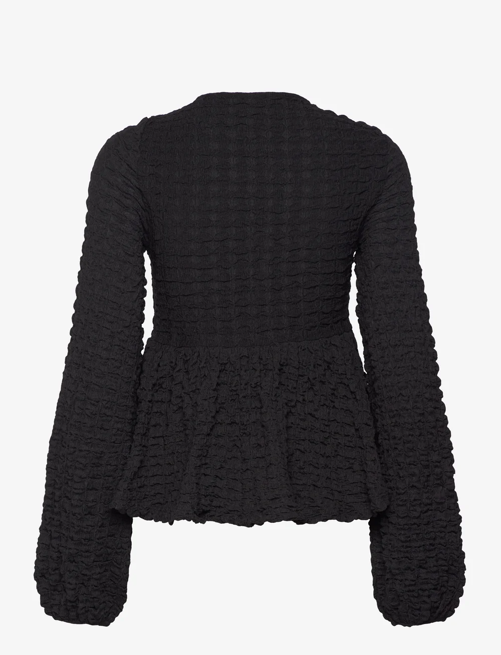 Gina Tricot - Boho top - långärmade blusar - black (9000) - 1