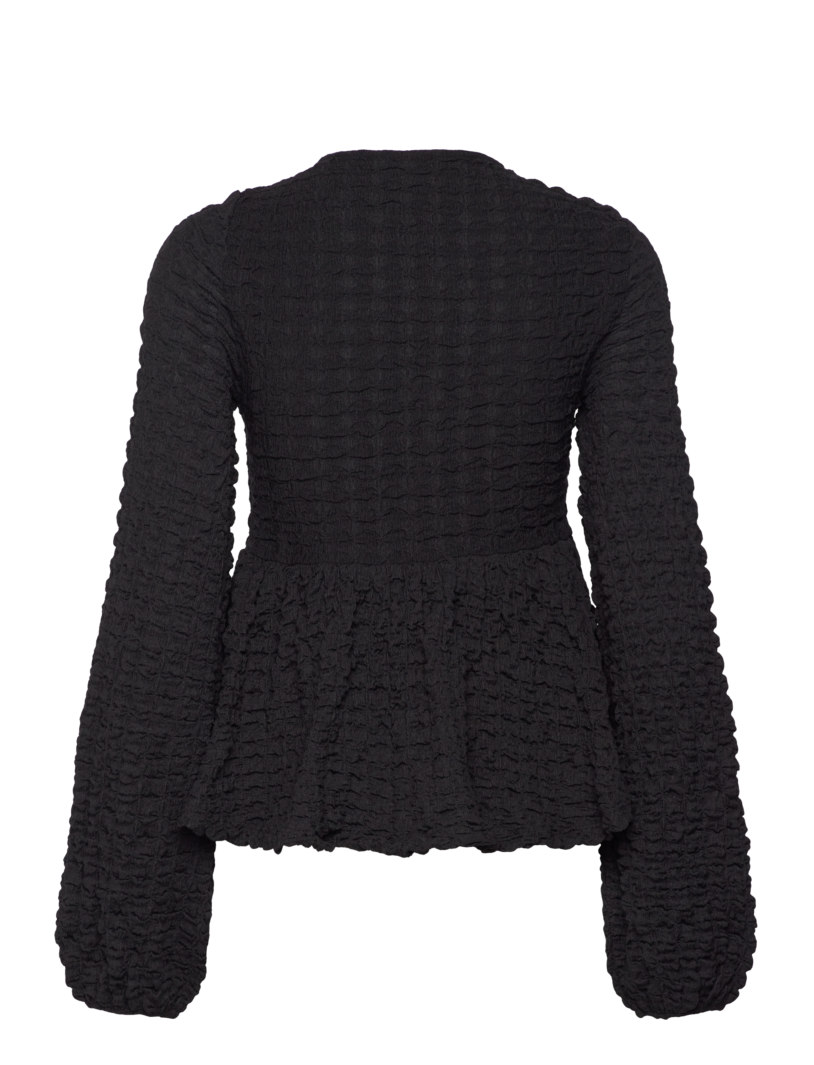Gina Tricot - Boho top - pitkähihaiset puserot - black (9000) - 1
