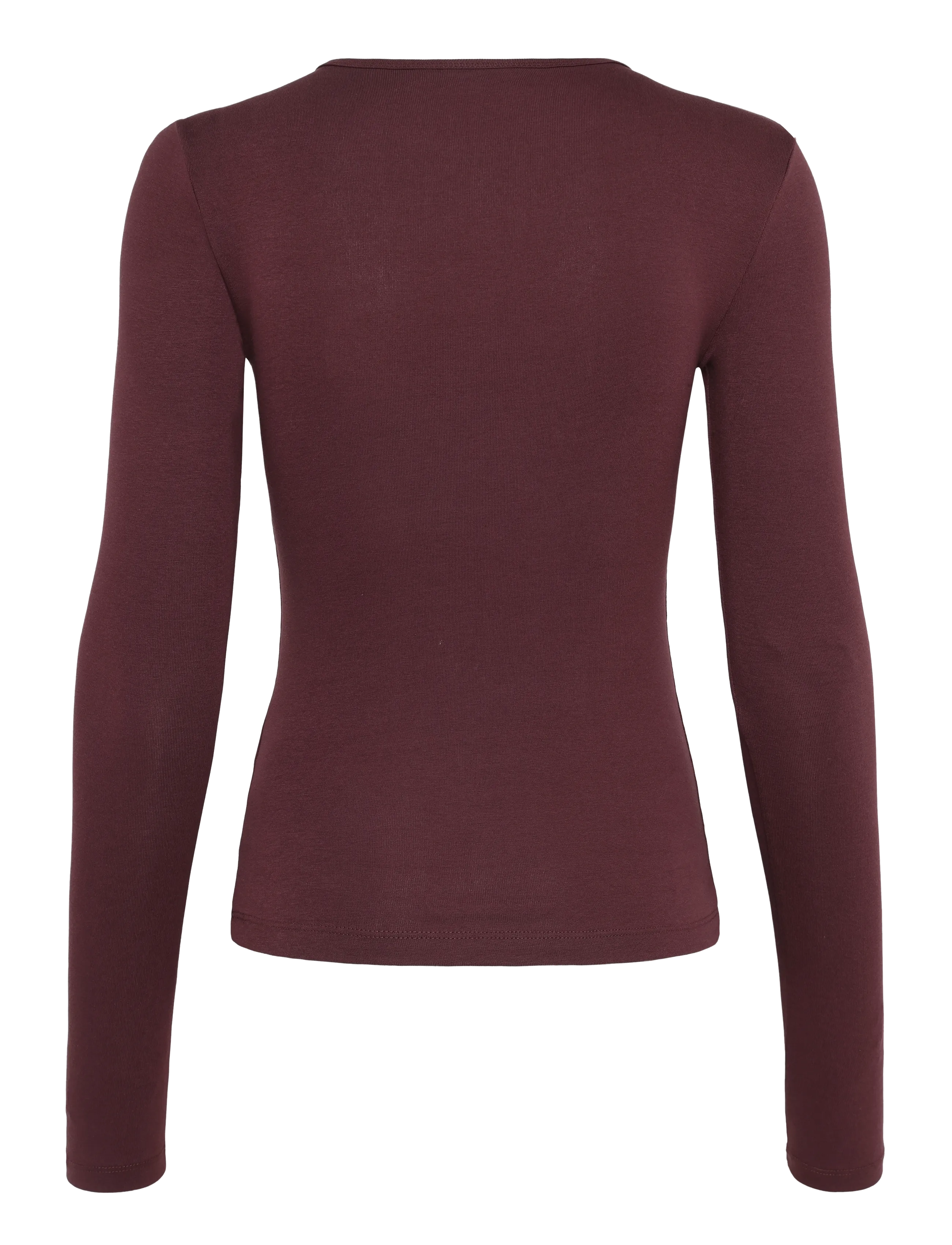 Gina Tricot - Tight fit long sleeve top - langærmede toppe - decadent chocolate - 1