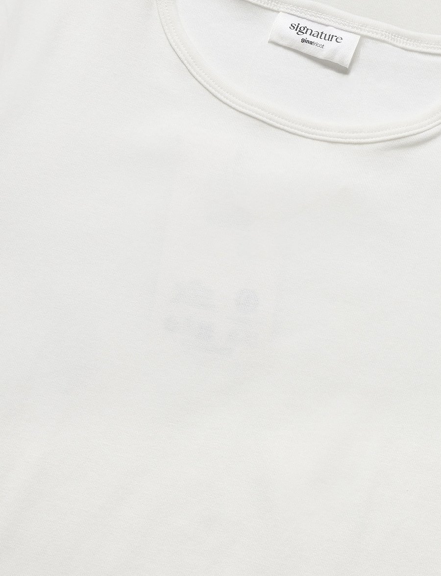 Gina Tricot - Tight fit long sleeve top - langærmede toppe - offwhite - 5