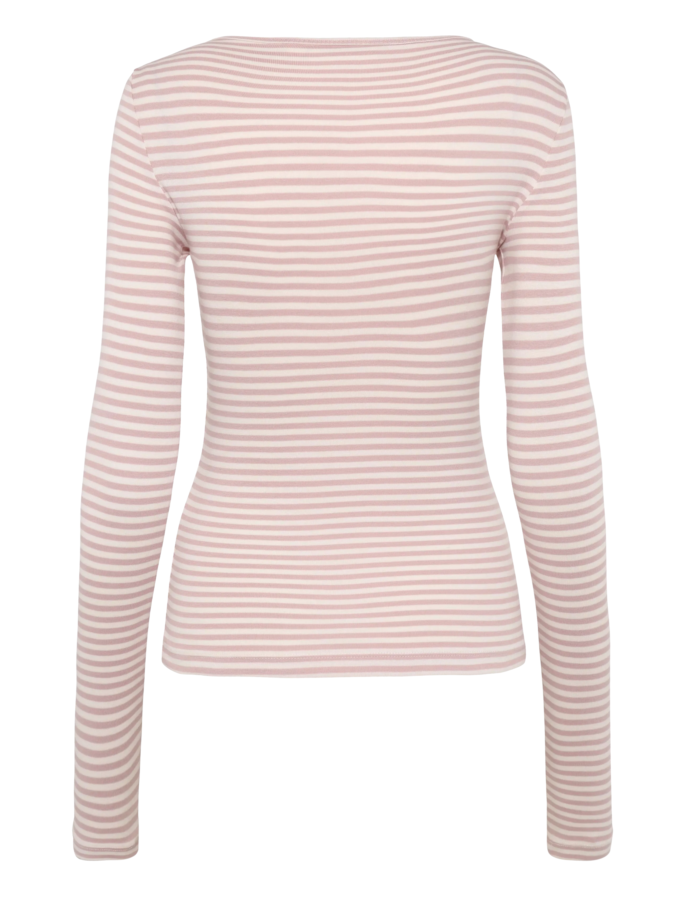 Gina Tricot - Tight fit long sleeve top - langærmede toppe - pink stripe - 1