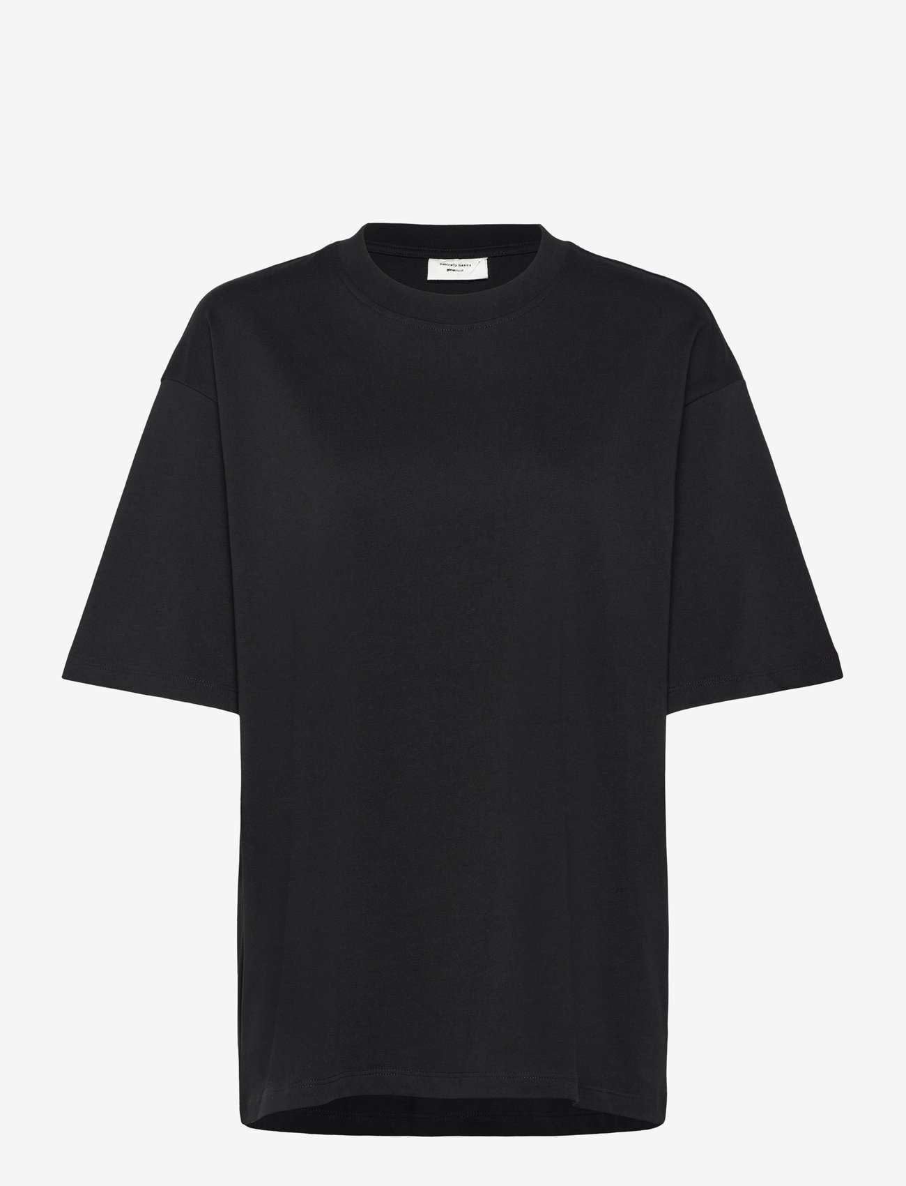 Gina Tricot - Oversized tee - t-shirts - black (9000) - 0