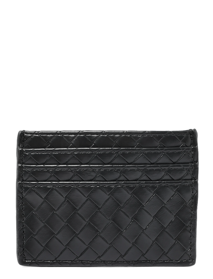 Gina Tricot - Braided card holder - kortholdere - black (9000) - 0