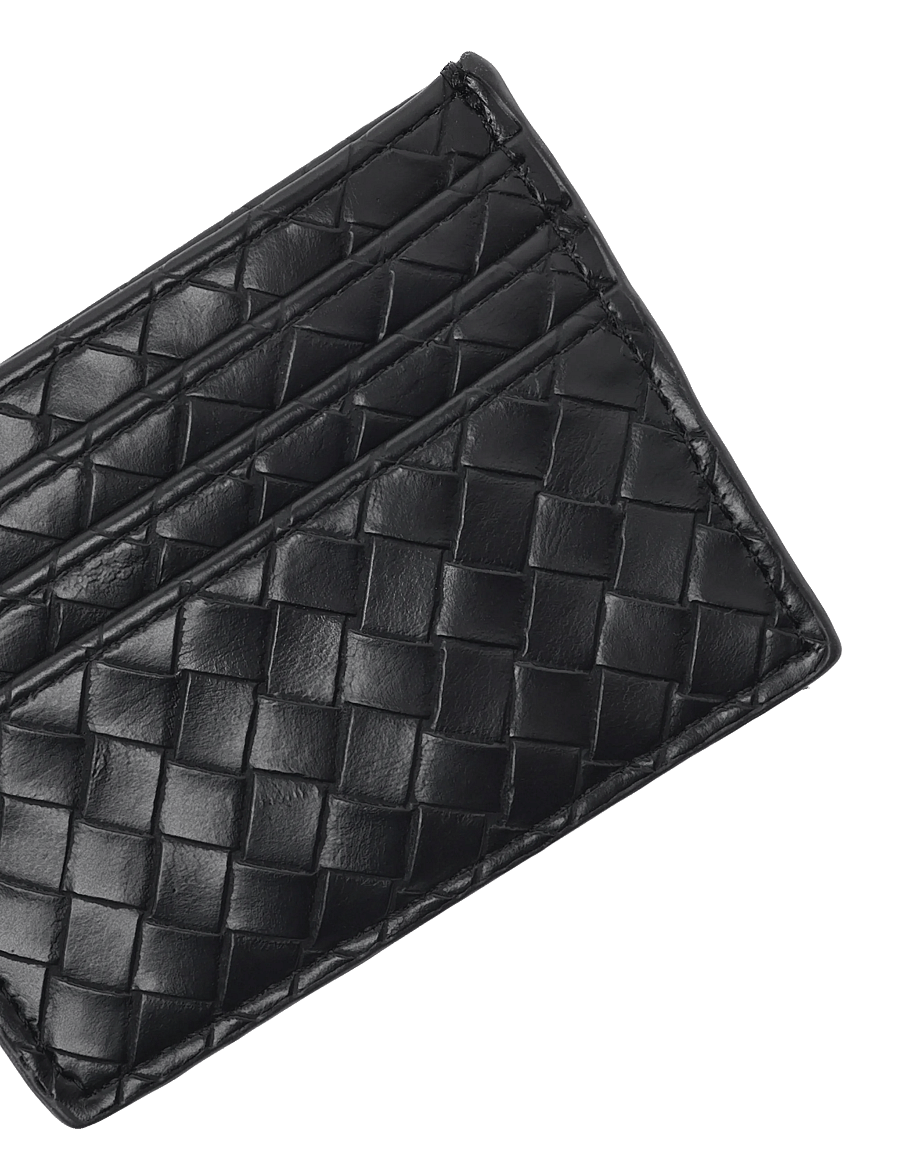 Gina Tricot - Braided card holder - kortholdere - black (9000) - 3
