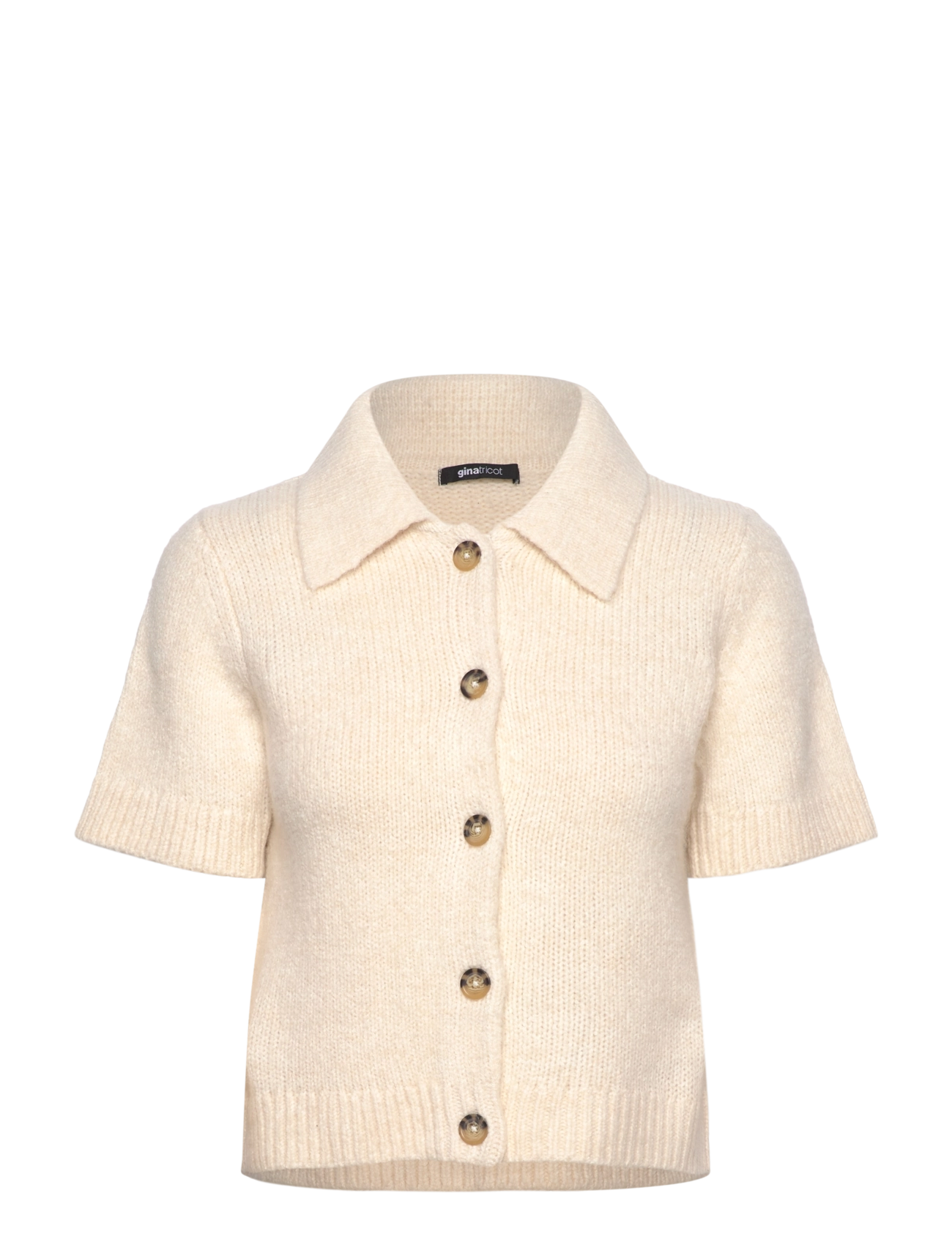 Gina Tricot Knitted cardigan - Tøj - WARM WHITE (1212) / cream