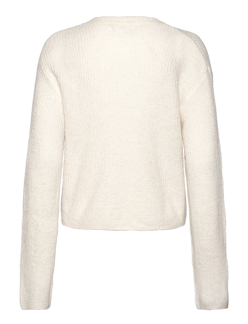 Gina Tricot - Knitted tie cardigan - koftor - offwhite - 1