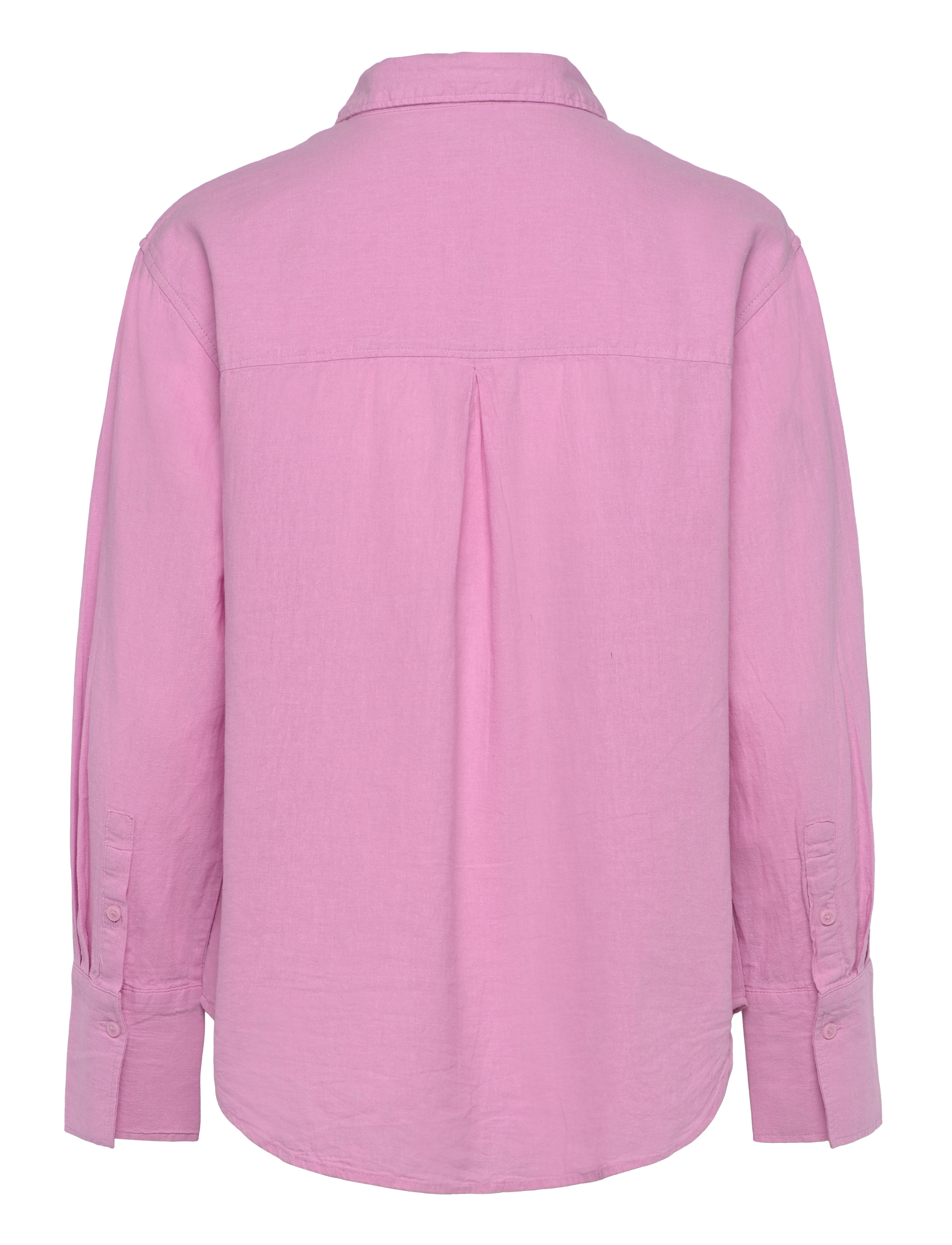 Gina Tricot - Linen blend shirt - pink - 1
