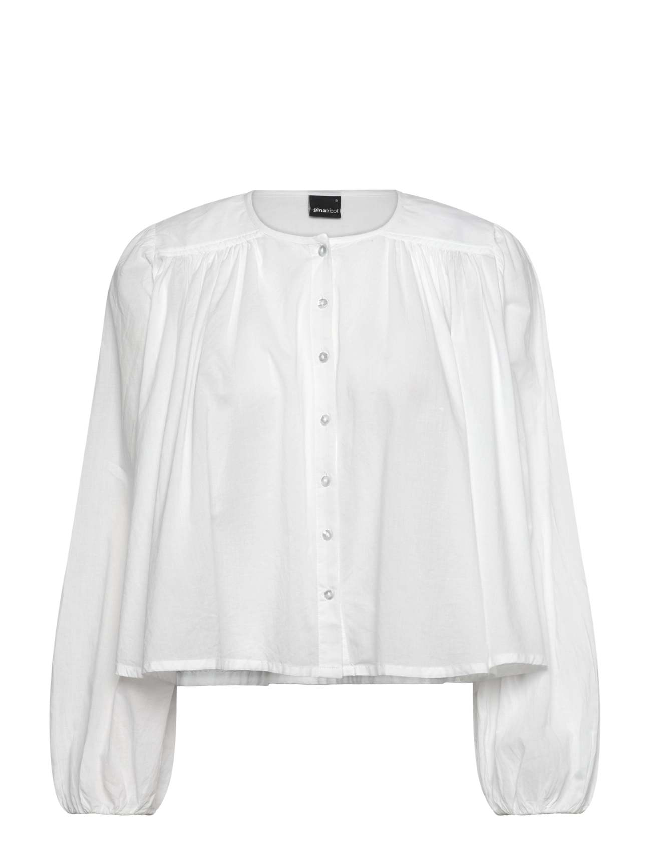 Gina Tricot Boho Blouse, Kvinder, Boho Bluse, Hvid, Str: L