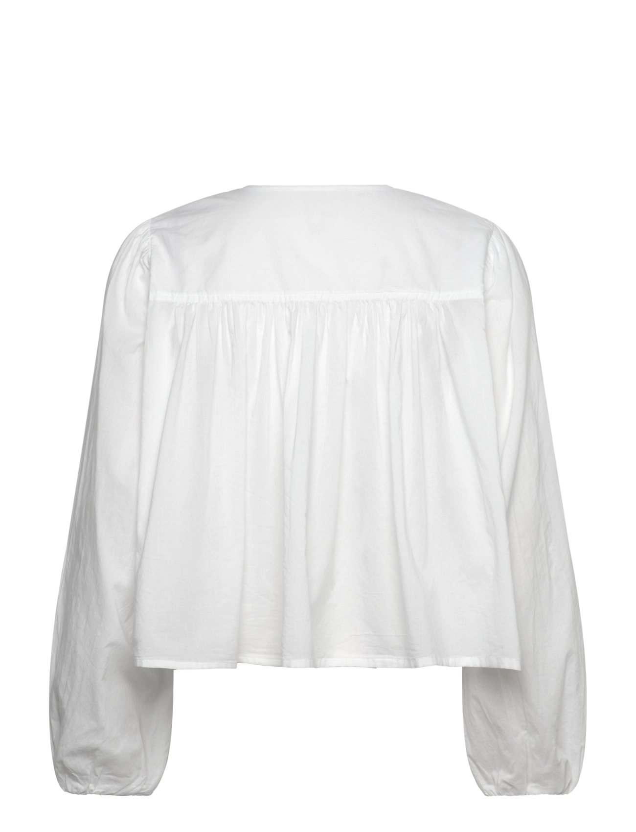 Gina Tricot - Boho blouse - långärmade blusar - white (1000) - 1
