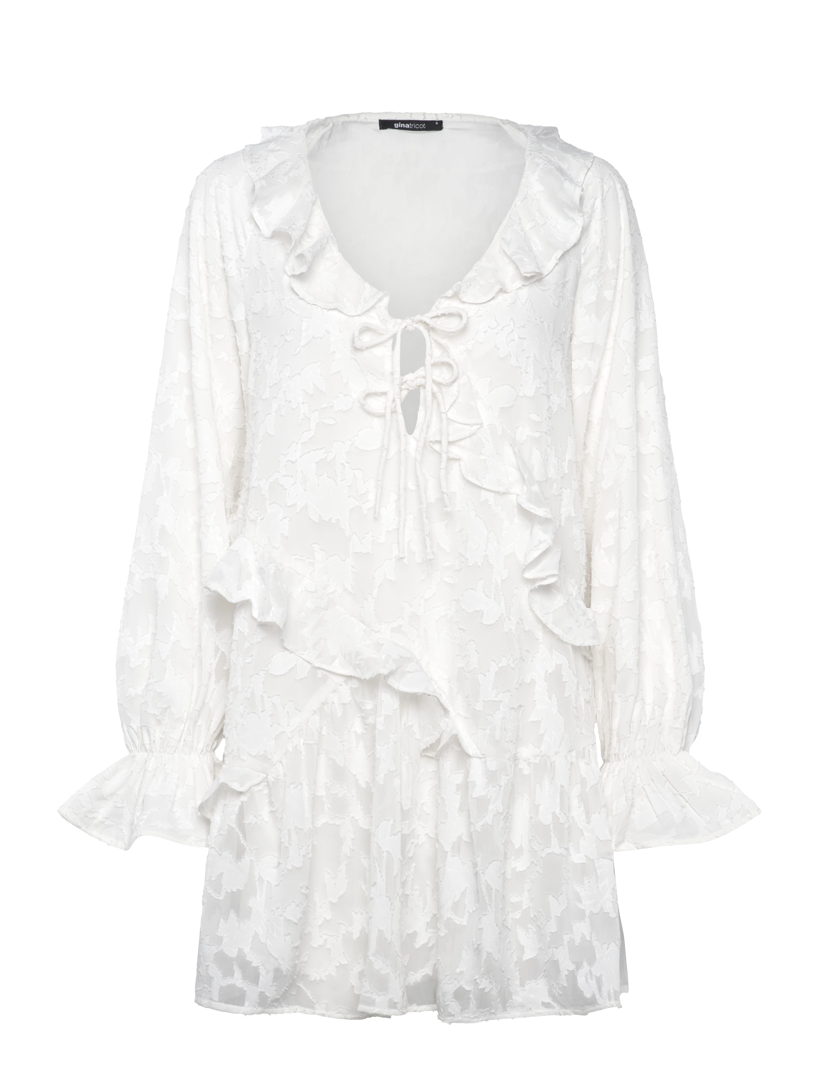 Gina Tricot Mini Dress, XS, Dresses, Weiß - Short Frauen