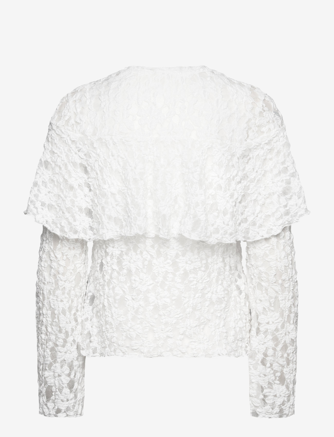 Gina Tricot - Boho lace top - pikkade varrukatega pluusid - offwhite - 1