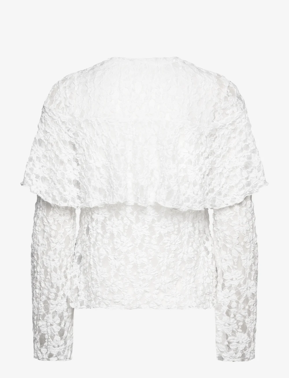 Gina Tricot - Boho lace top - langärmlige blusen - offwhite - 1