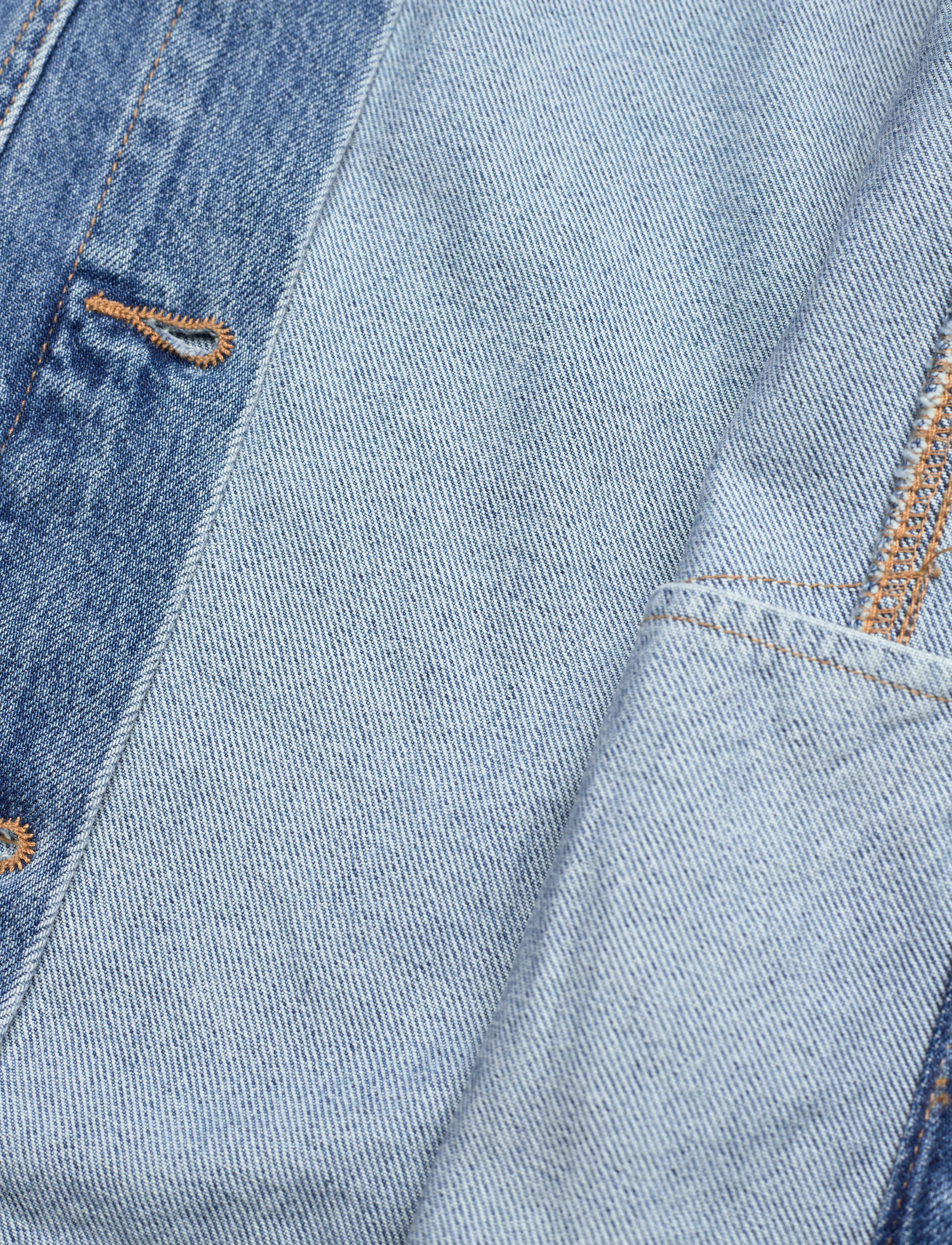 Gina Tricot - Collarless denim jacket - kevadjoped - mid blue - 4