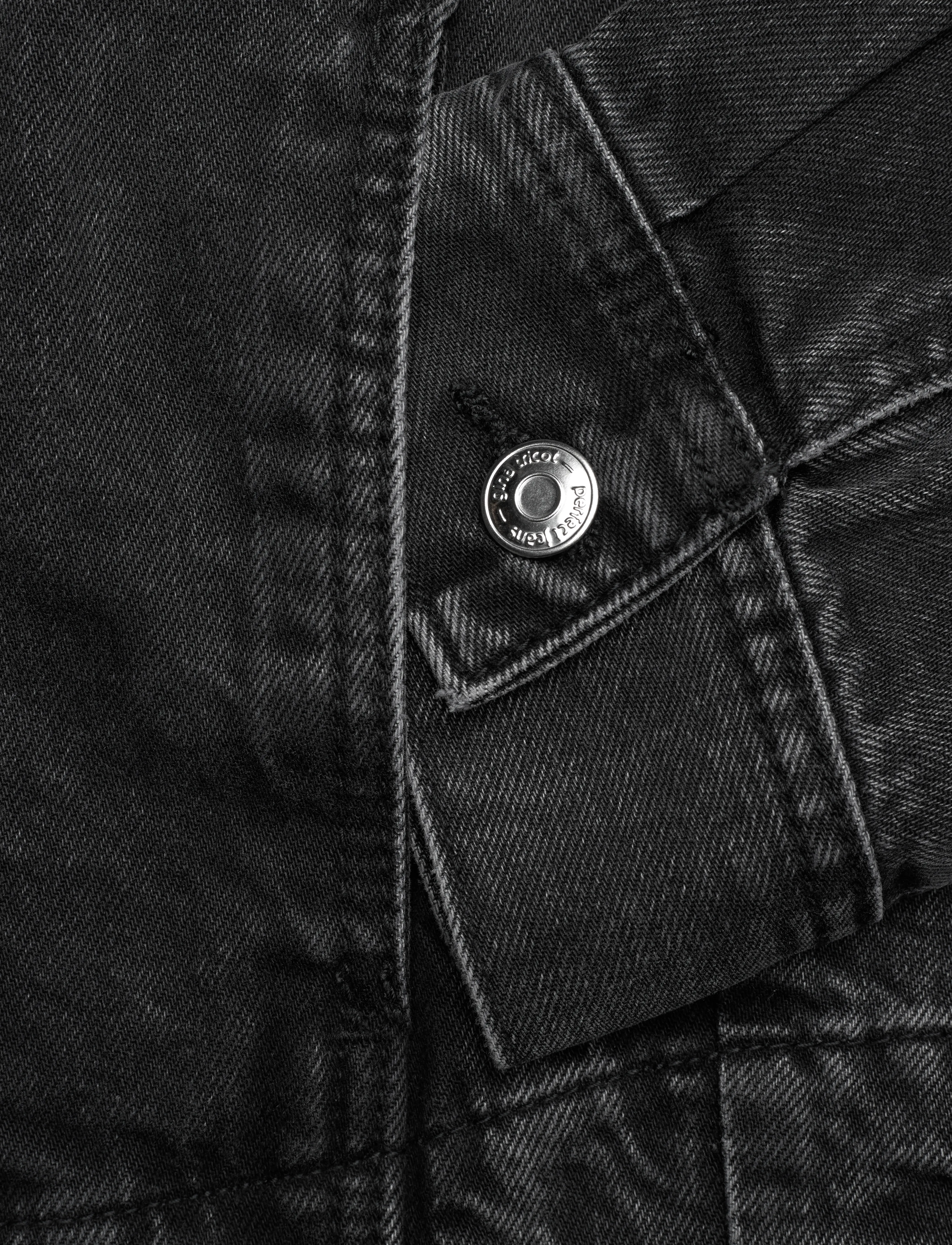 Gina Tricot - Collarless denim jacket - vestes de printemps - offblack - 3