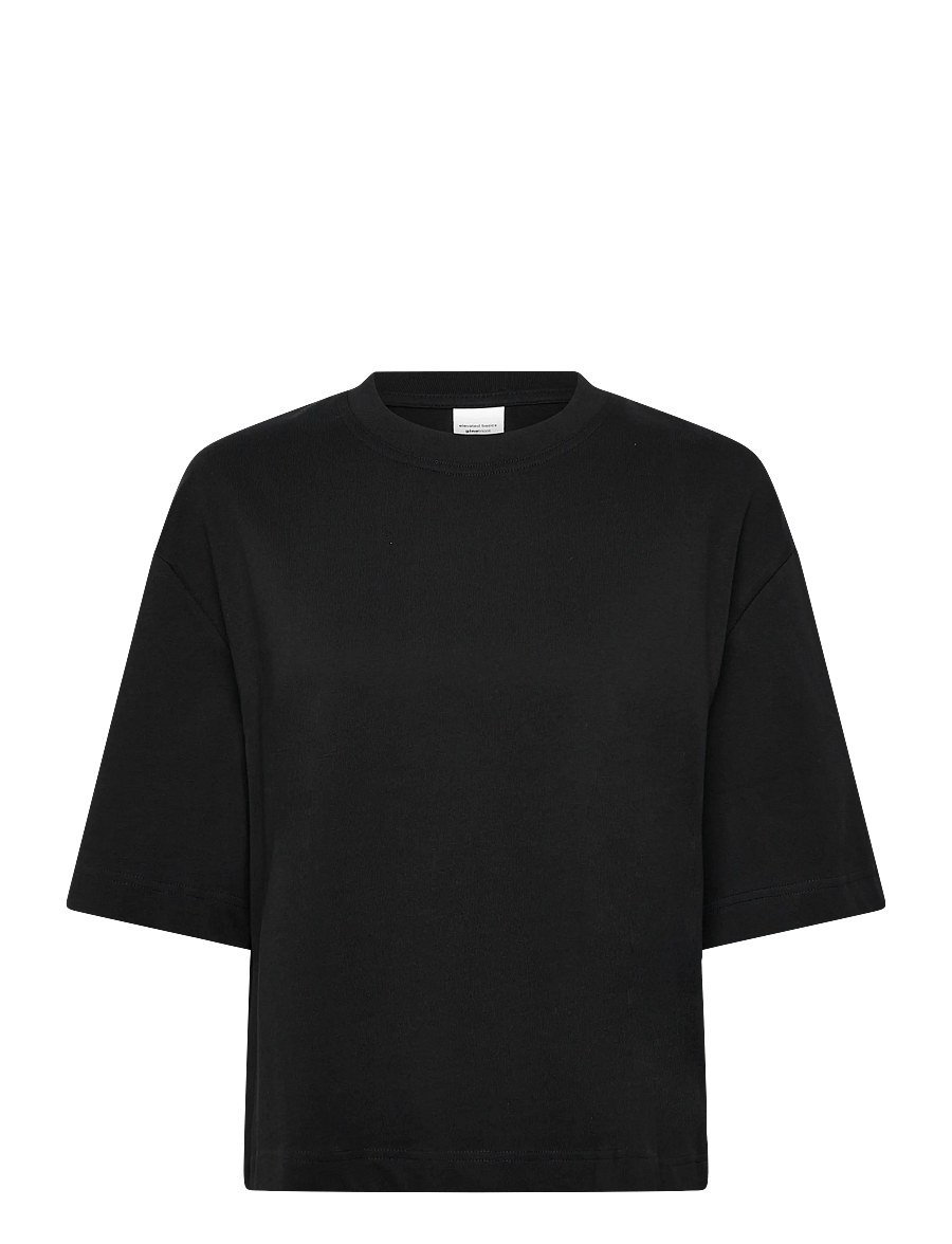 Gina Tricot - Perfect boxy tee - t-särgid - black (9000) - 0