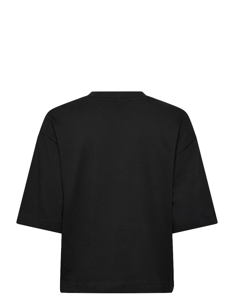Gina Tricot - Perfect boxy tee - t-särgid - black (9000) - 1