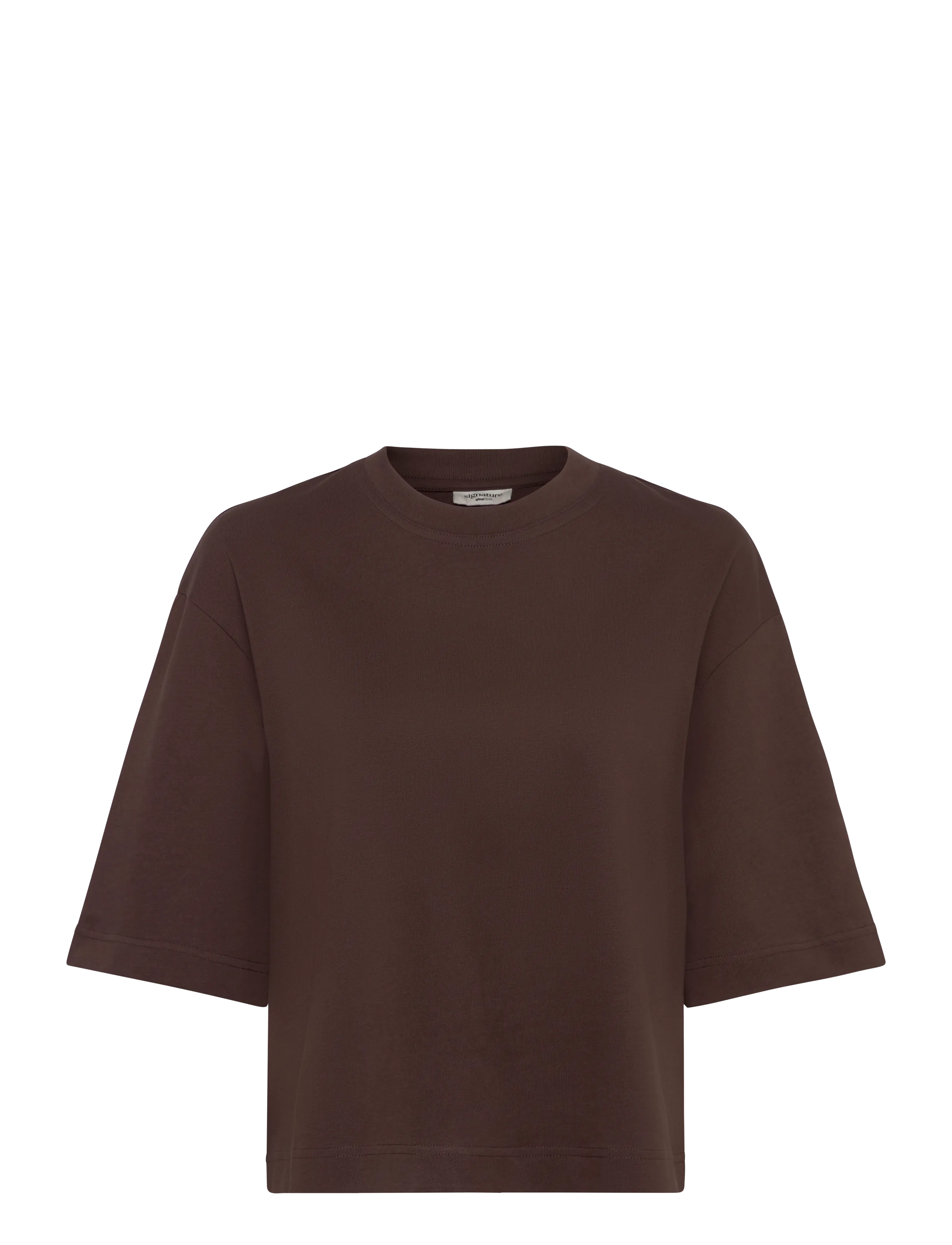 Gina Tricot Perfect boxy tee - T-shirts & Hauts - SEAL BROWN (7083) / brown