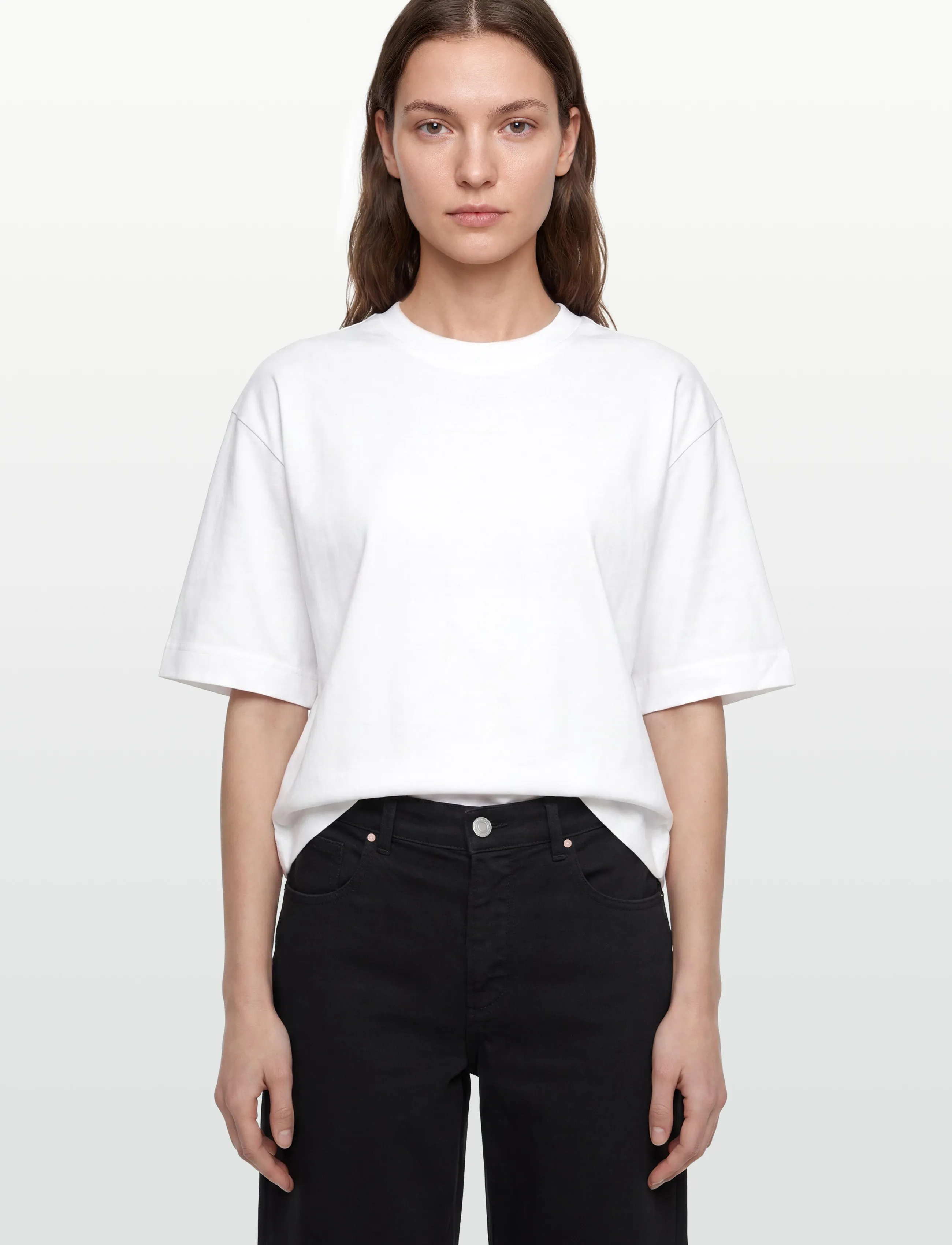 Gina Tricot - Perfect boxy tee - t-shirty - white (1000) - 3
