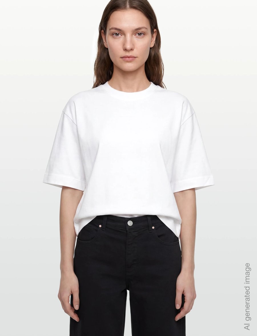 Gina Tricot - Perfect boxy tee - t-särgid - white (1000) - 3