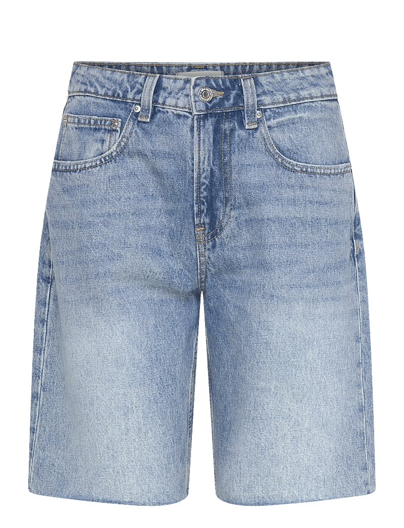Gina Tricot - Denim Jorts - lühikesed teksapüksid - mid blue - 0