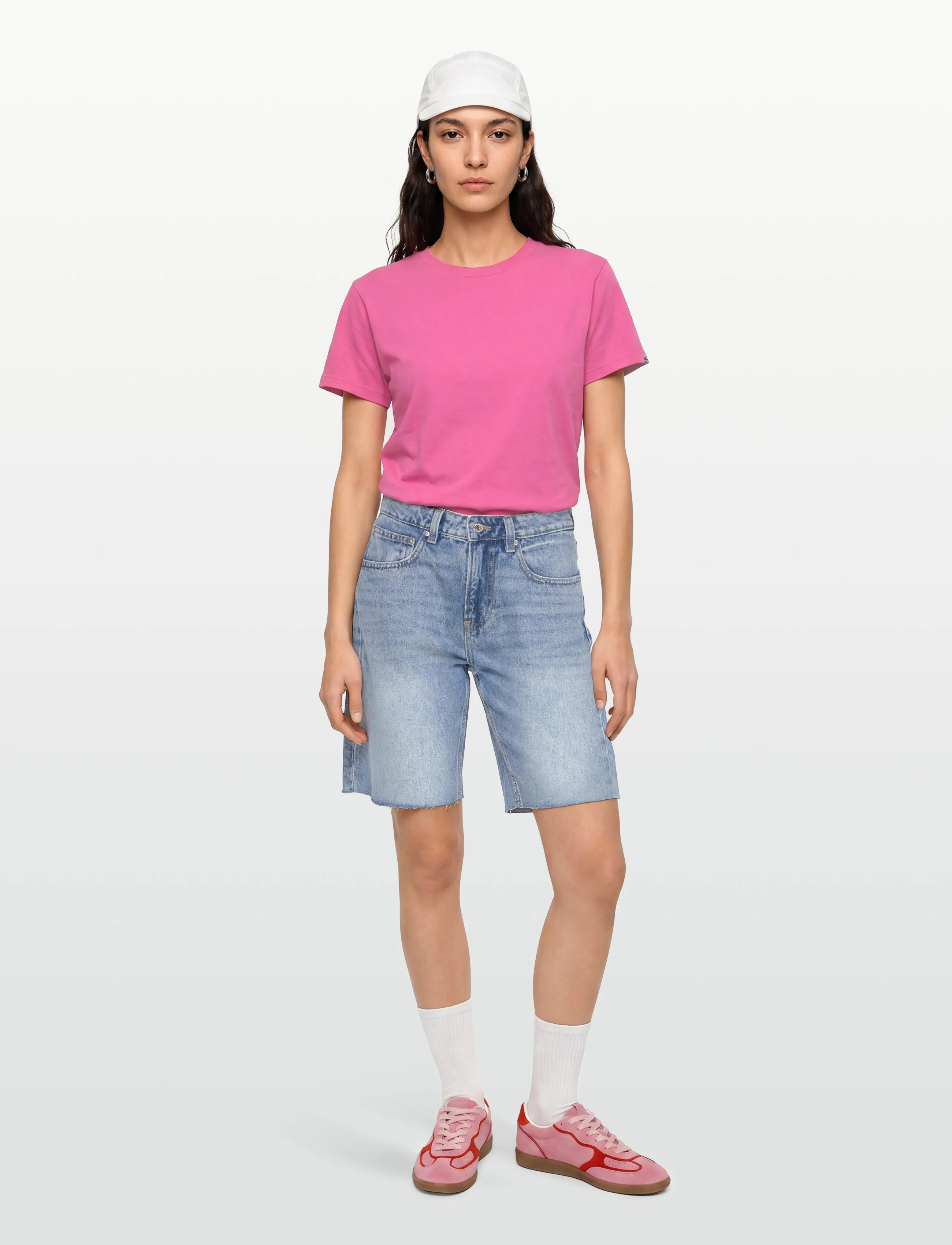 Gina Tricot Denim Jorts, 42, Shorts, Blau - Frauen