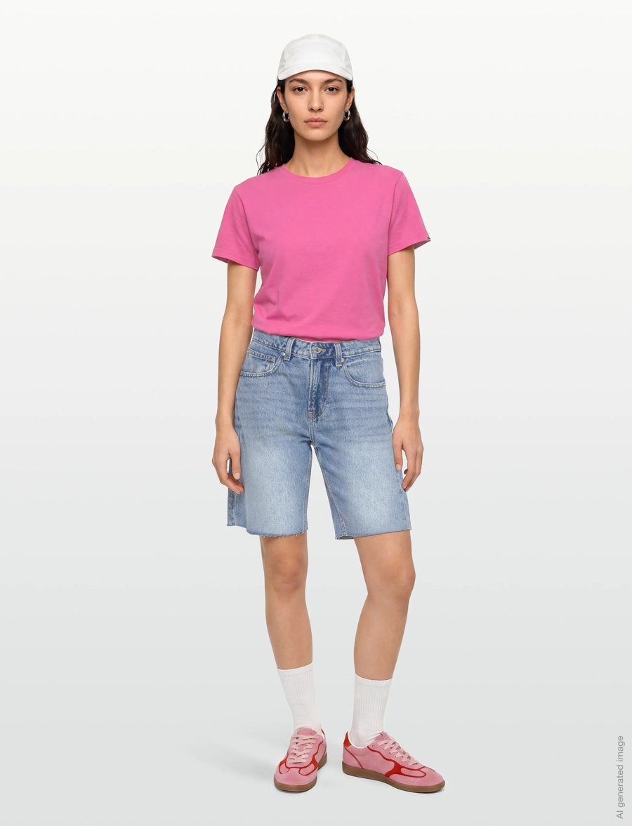 Gina Tricot - Denim jorts - jorts - mid blue - 0
