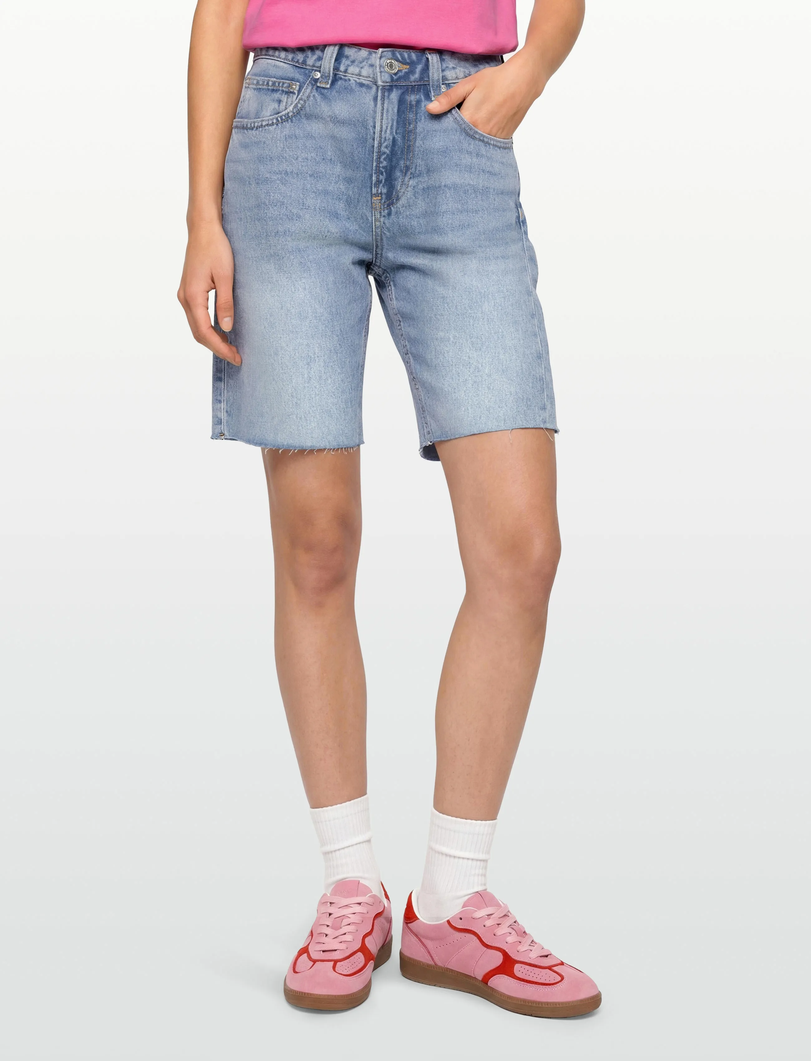 Gina Tricot - Denim jorts - jorts - mid blue - 3