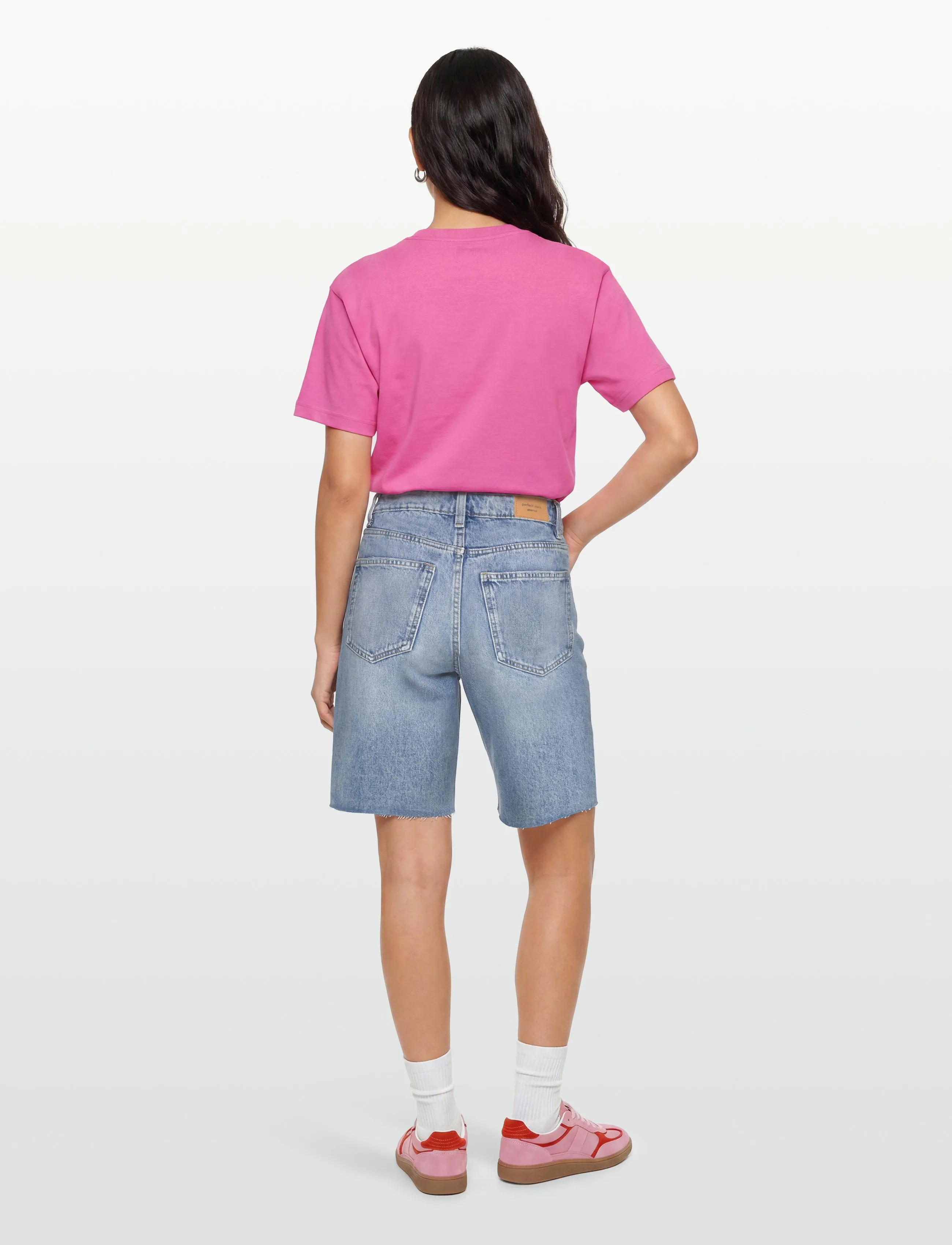 Gina Tricot - Denim jorts - jorts - mid blue - 4