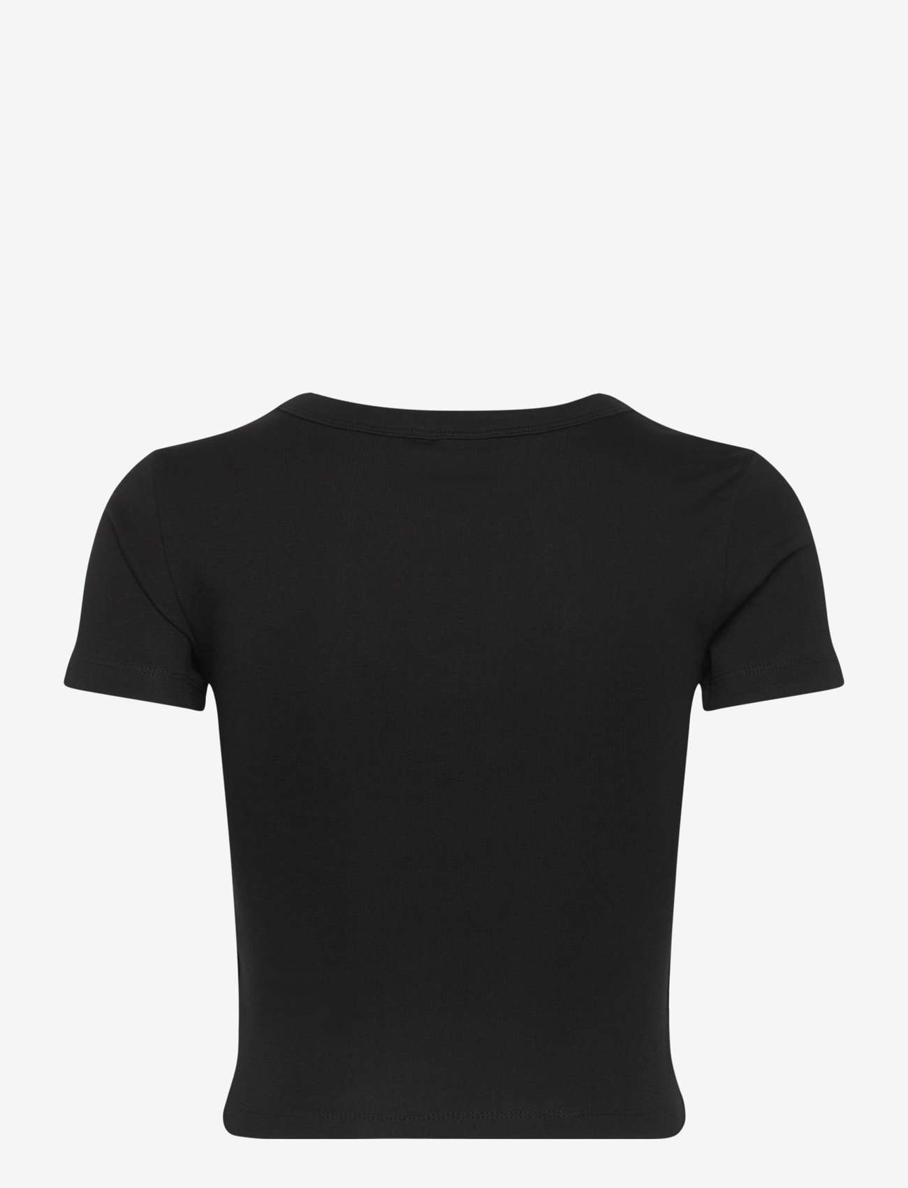 Gina Tricot - Basic tight top - t-shirts - black (9000) - 1