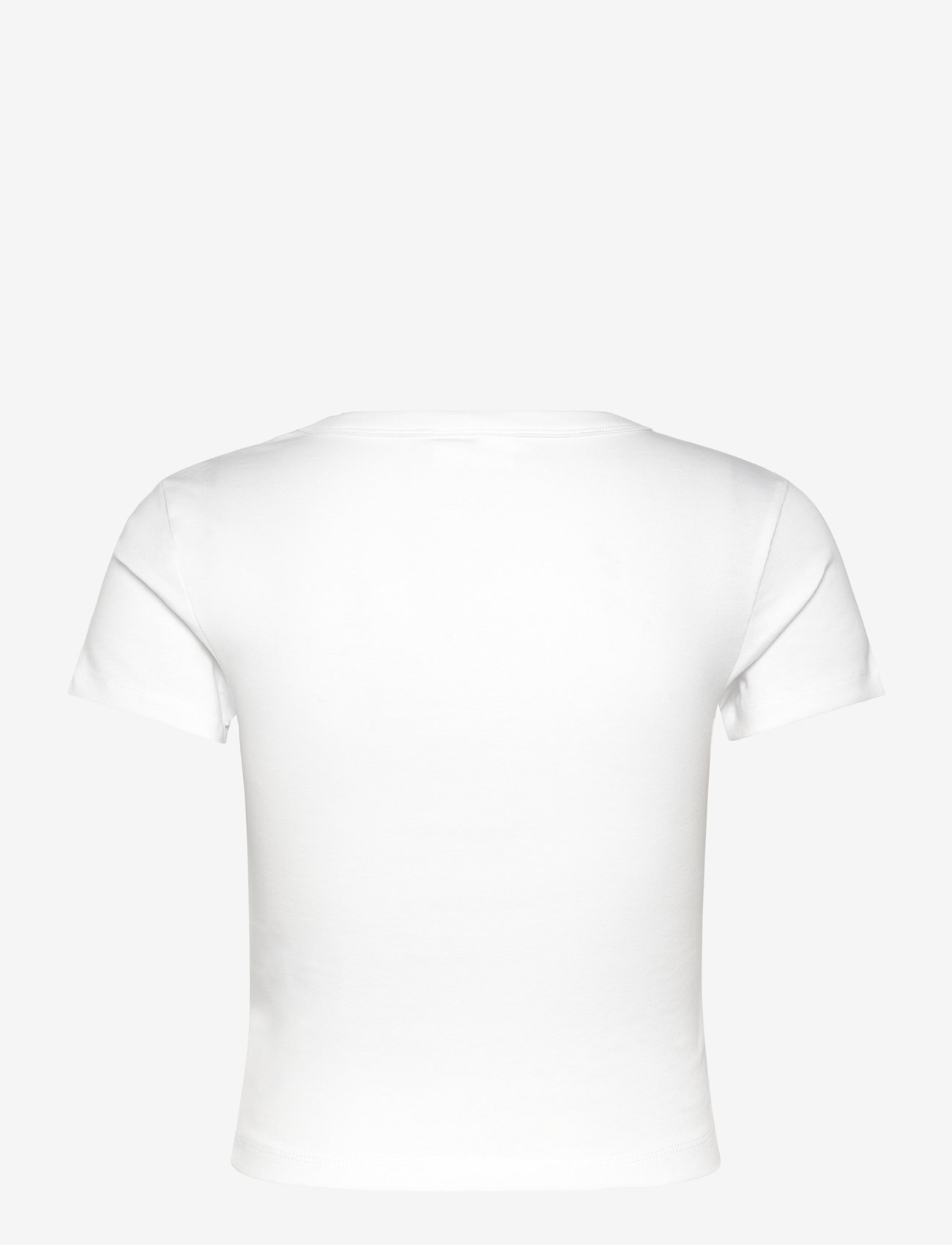 Gina Tricot - Basic tight top - t-shirts - white (1000) - 1