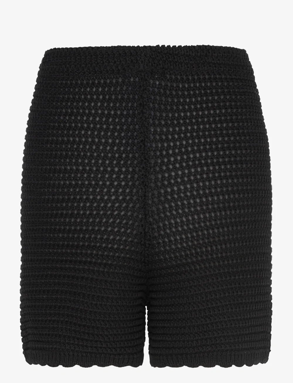 Gina Tricot - Knitted crochet shorts - lühikesed vabaajapüksid - black (9000) - 1