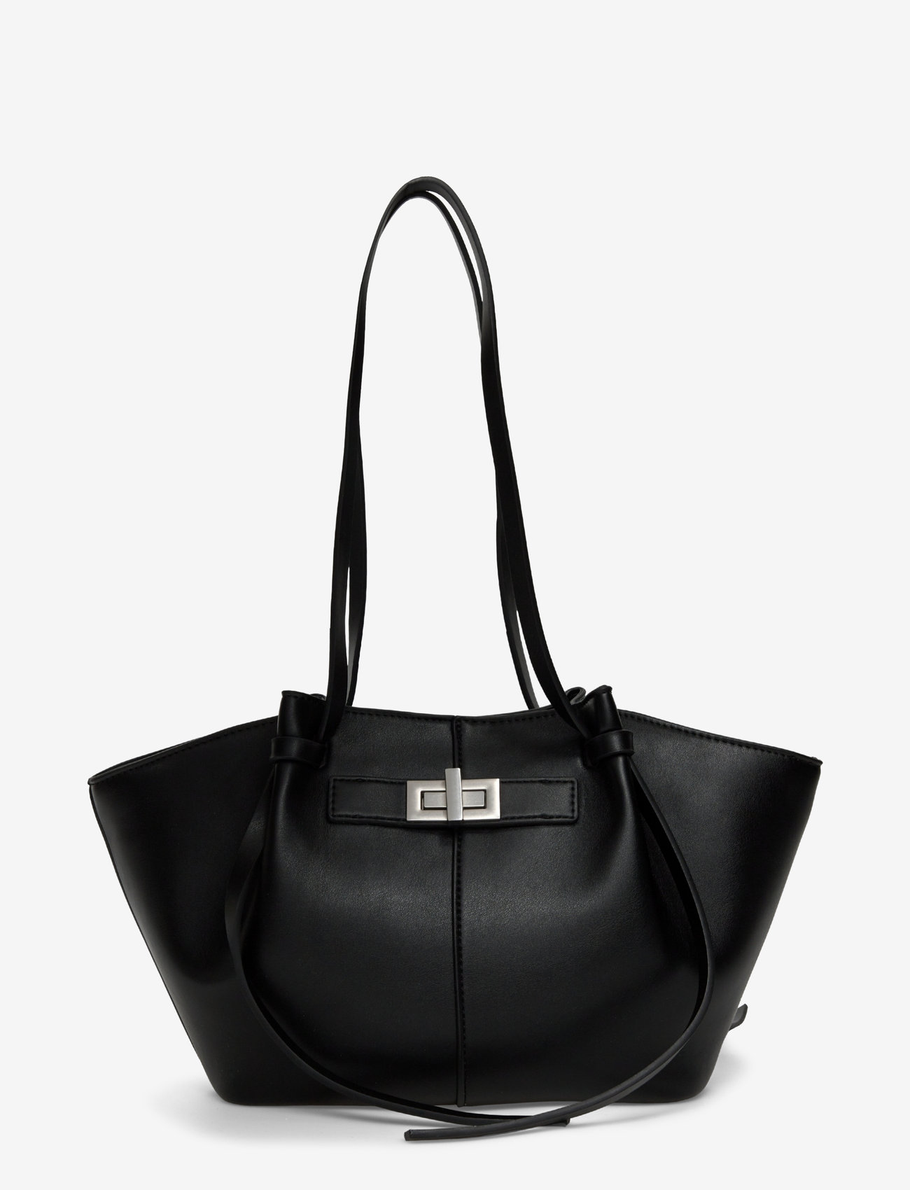 Gina Tricot - Midi long strap bag - black/silver - 0