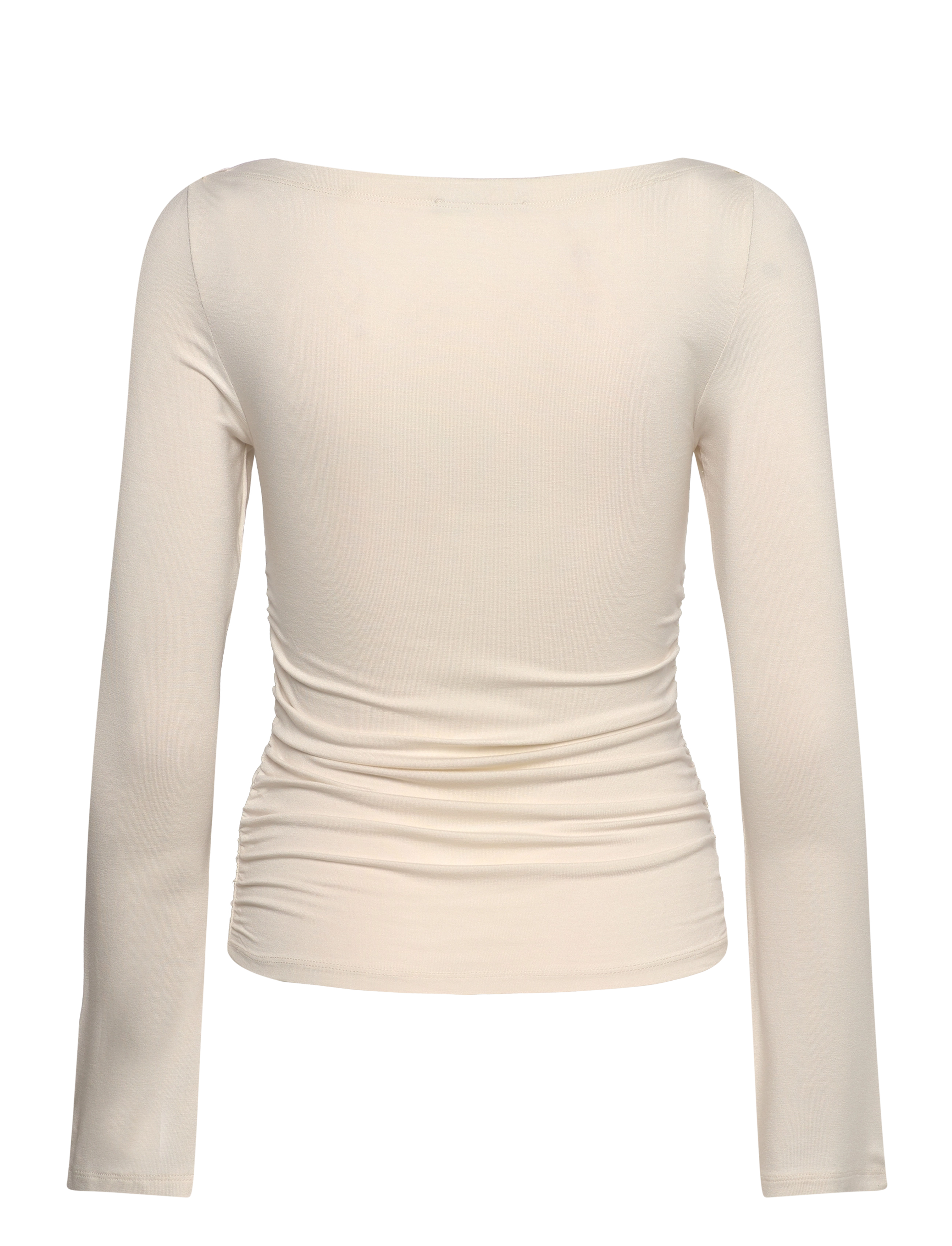 Gina Tricot - Soft touch boatneck top - tofu (7170) - 1