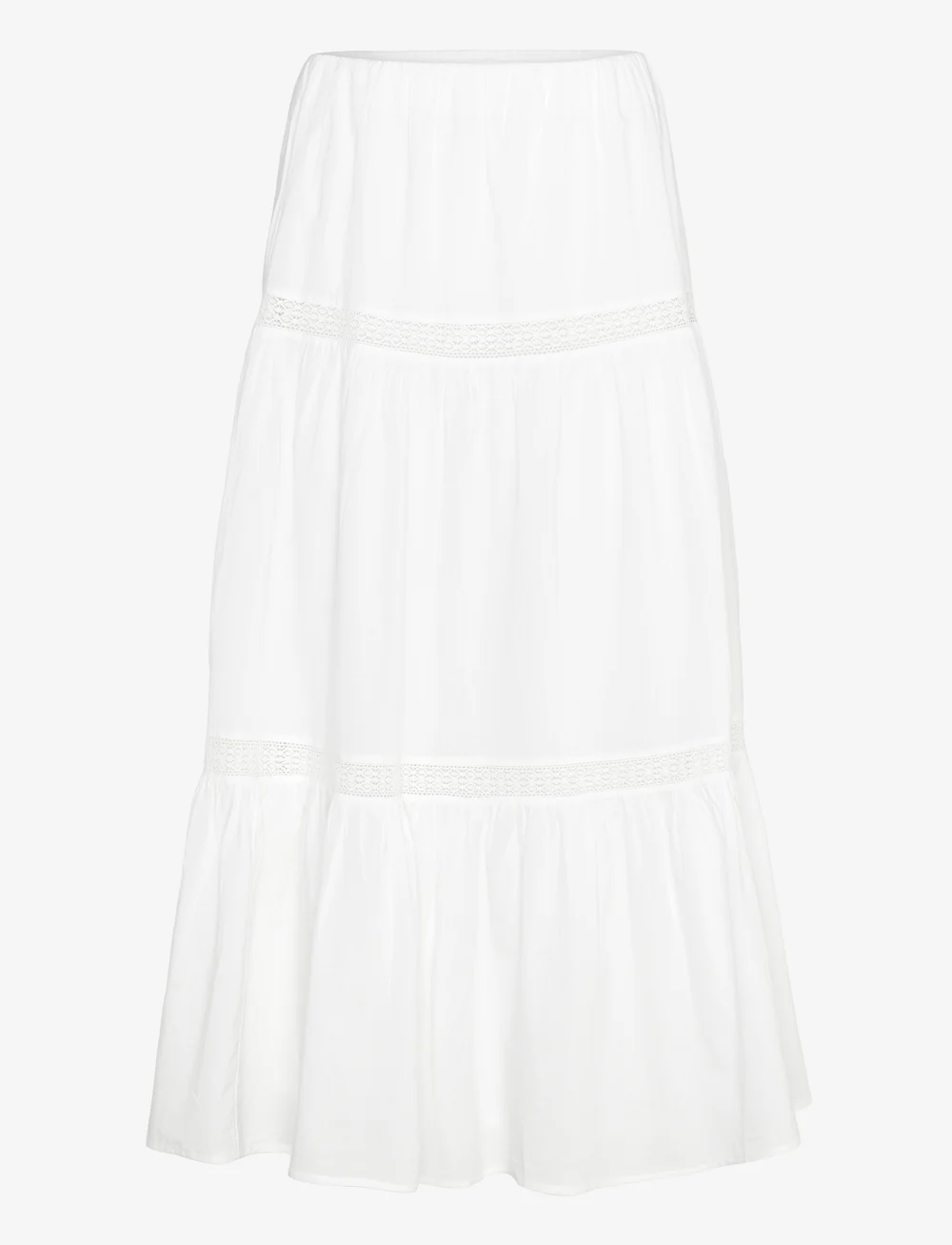 Gina Tricot - Lace maxi skirt - maxi skirts - white (1000) - 0
