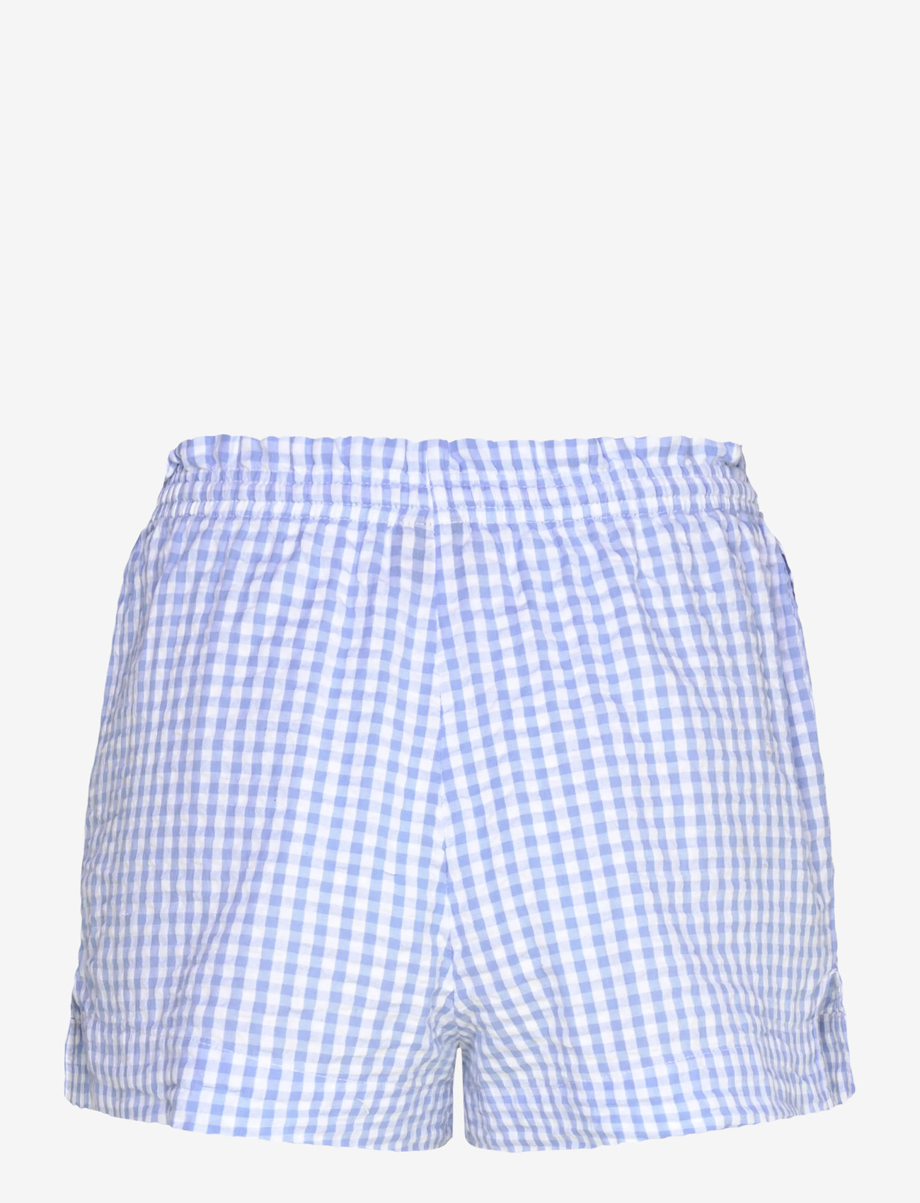 Gina Tricot - Seersucker shorts - lühikesed vabaajapüksid - blue check - 1