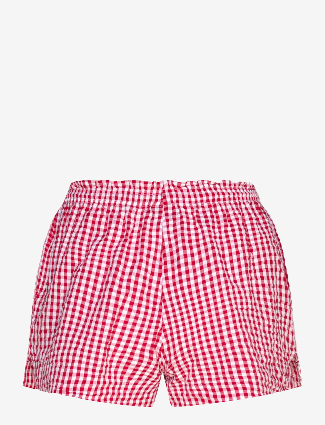 Gina Tricot - Seersucker shorts - kasdienio stiliaus šortai - red check (3710) - 1