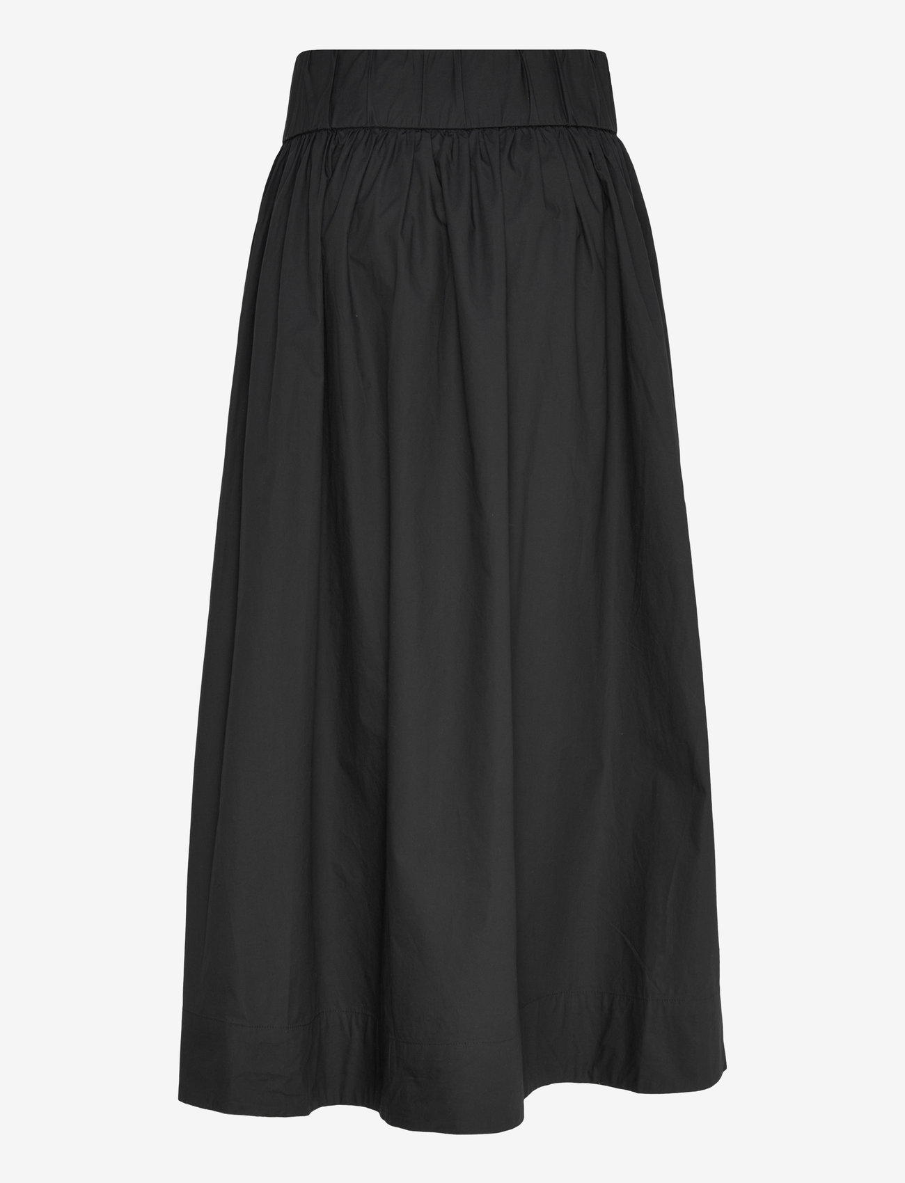Gina Tricot - Poplin skirt - maxi röcke - black (9000) - 1