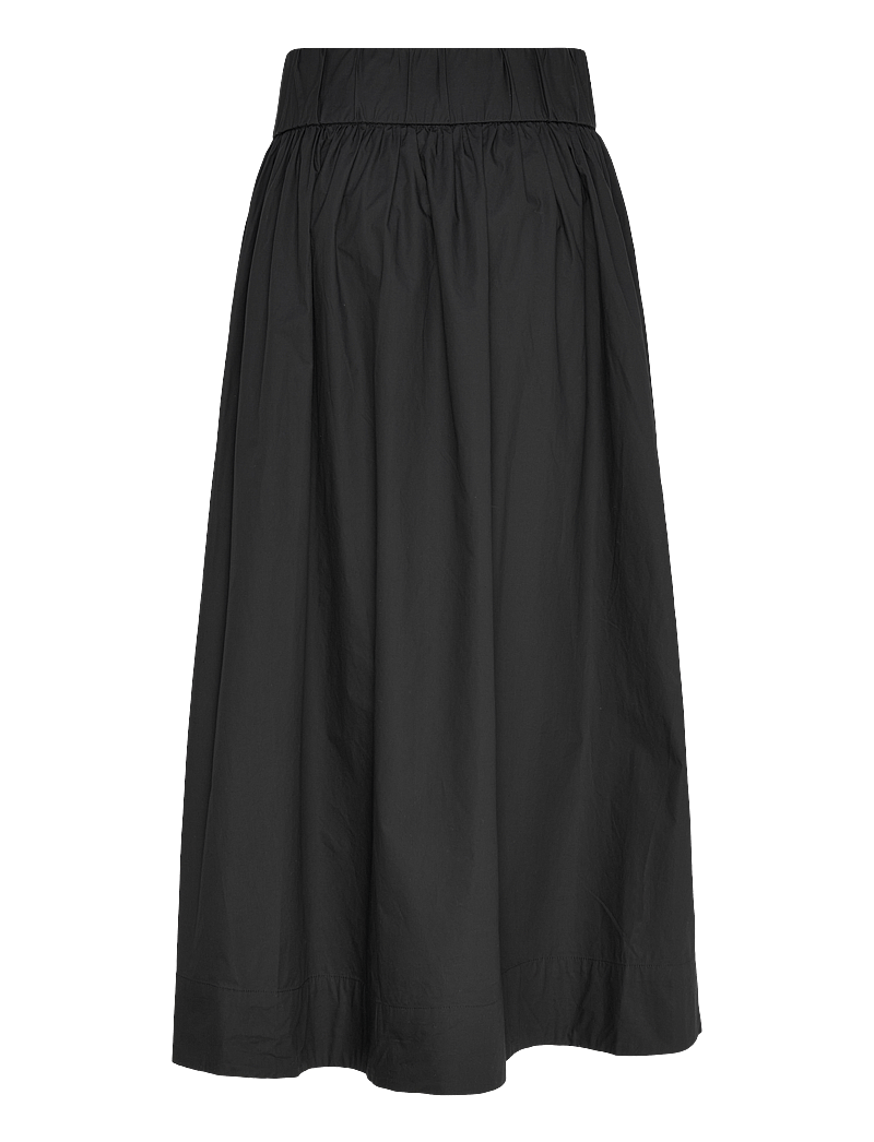 Gina Tricot - Poplin skirt - maxi röcke - black (9000) - 1