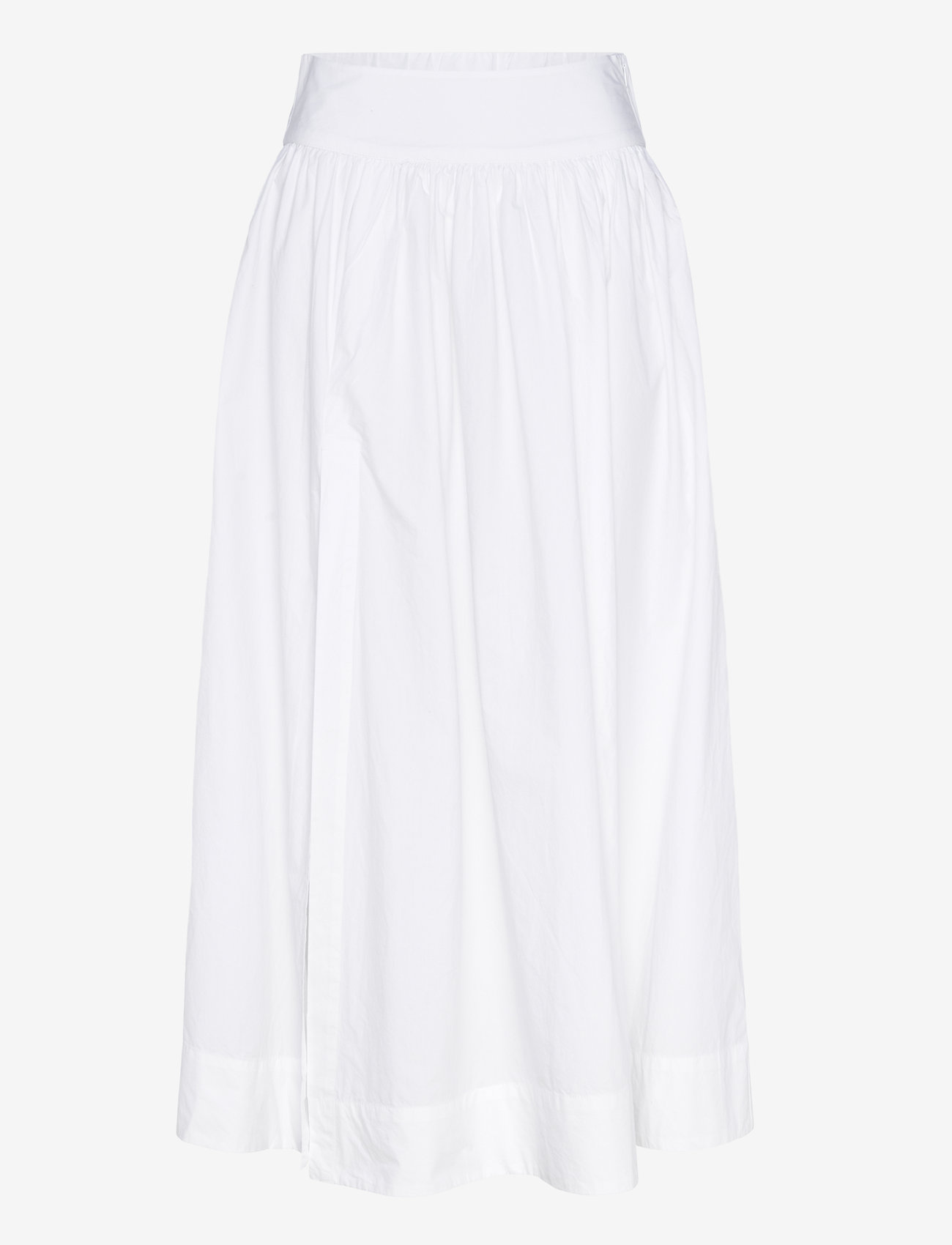 Gina Tricot - Poplin skirt - maxi skirts - white (1000) - 0