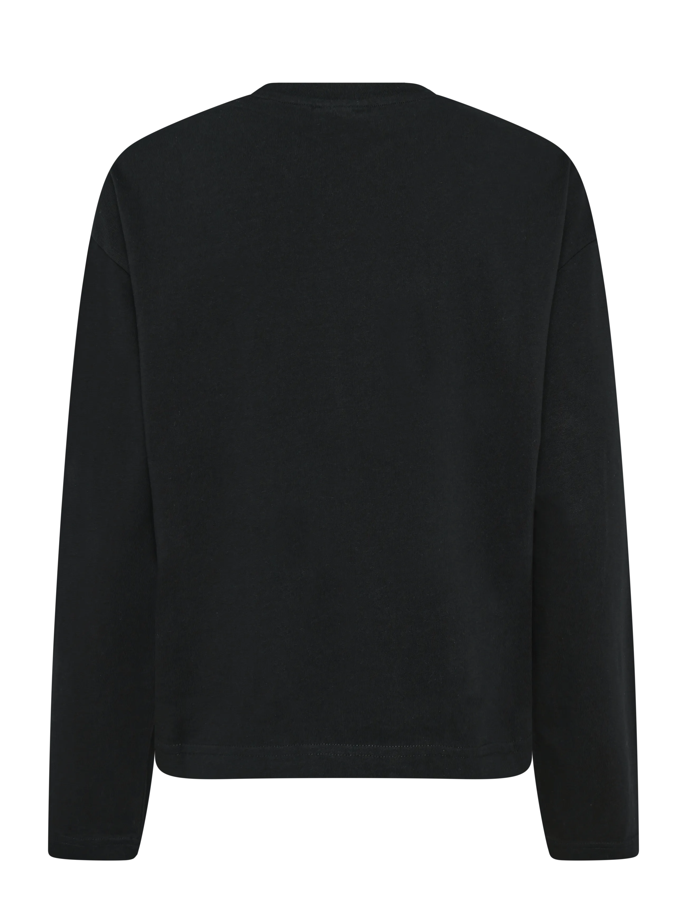 Gina Tricot - Loose fit long sleeve tee - langærmede toppe - black (9000) - 2